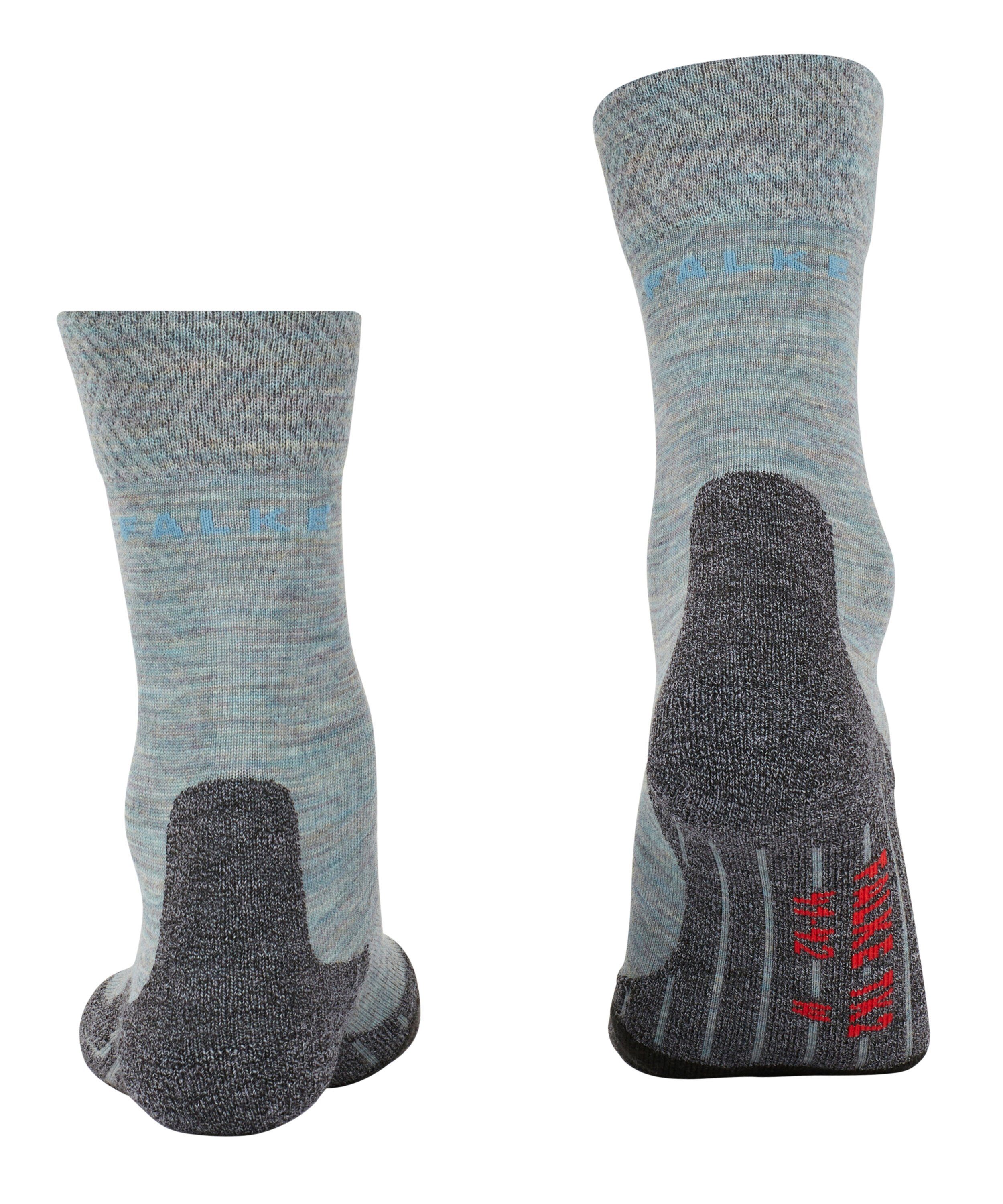 FALKE Wandersocken TK2 Explore Melange Socken (1-Paar) Hoher Komfort im Mittelgebirge