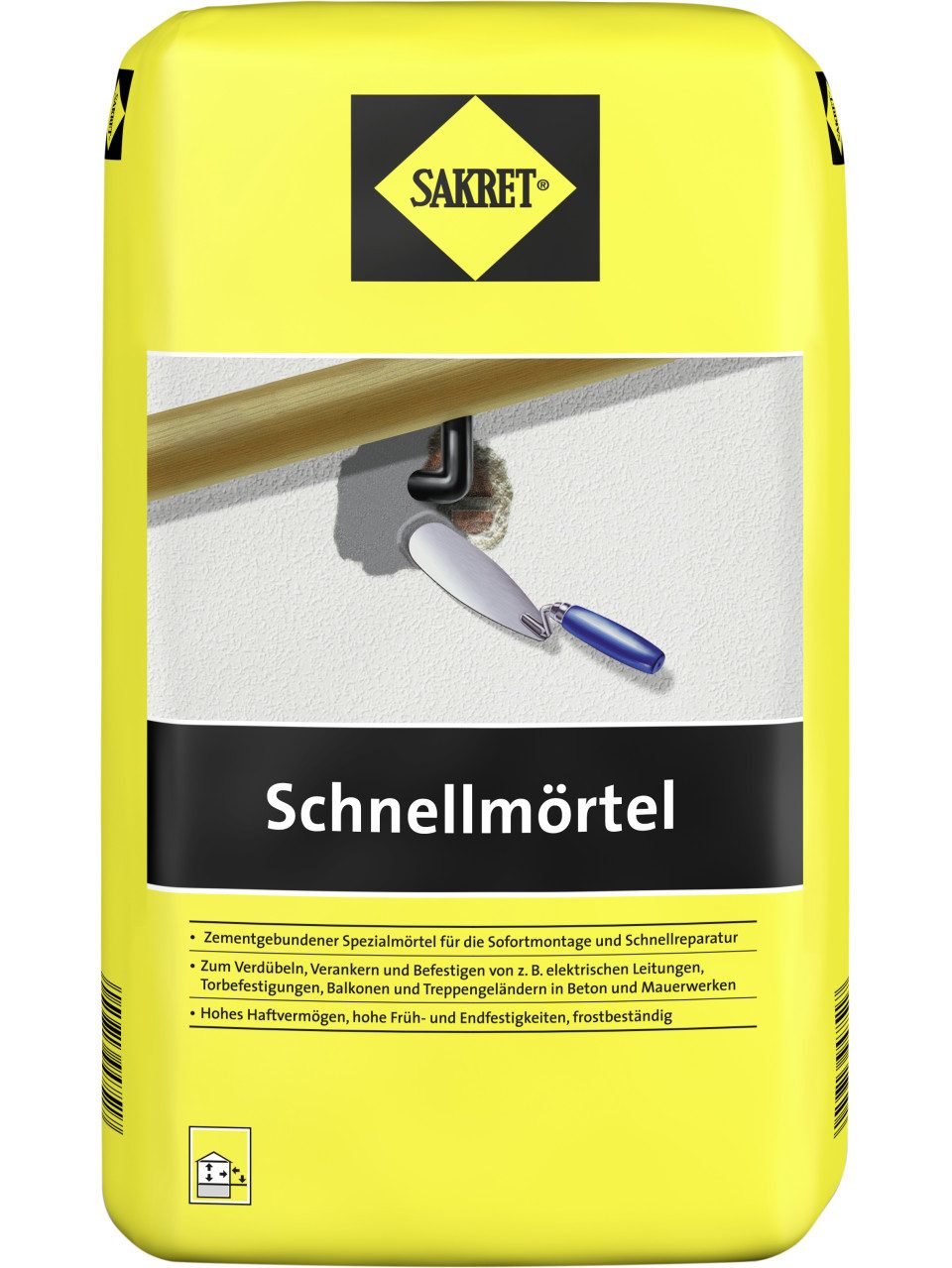 Sakret Mörtel SAKRET Schnellmörtel 10 kg Sack