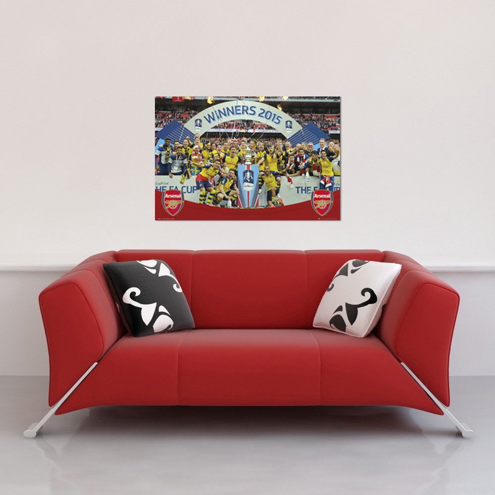 Poster Fußball - Poster - Arsenal - FA Cup Winners 14-15
