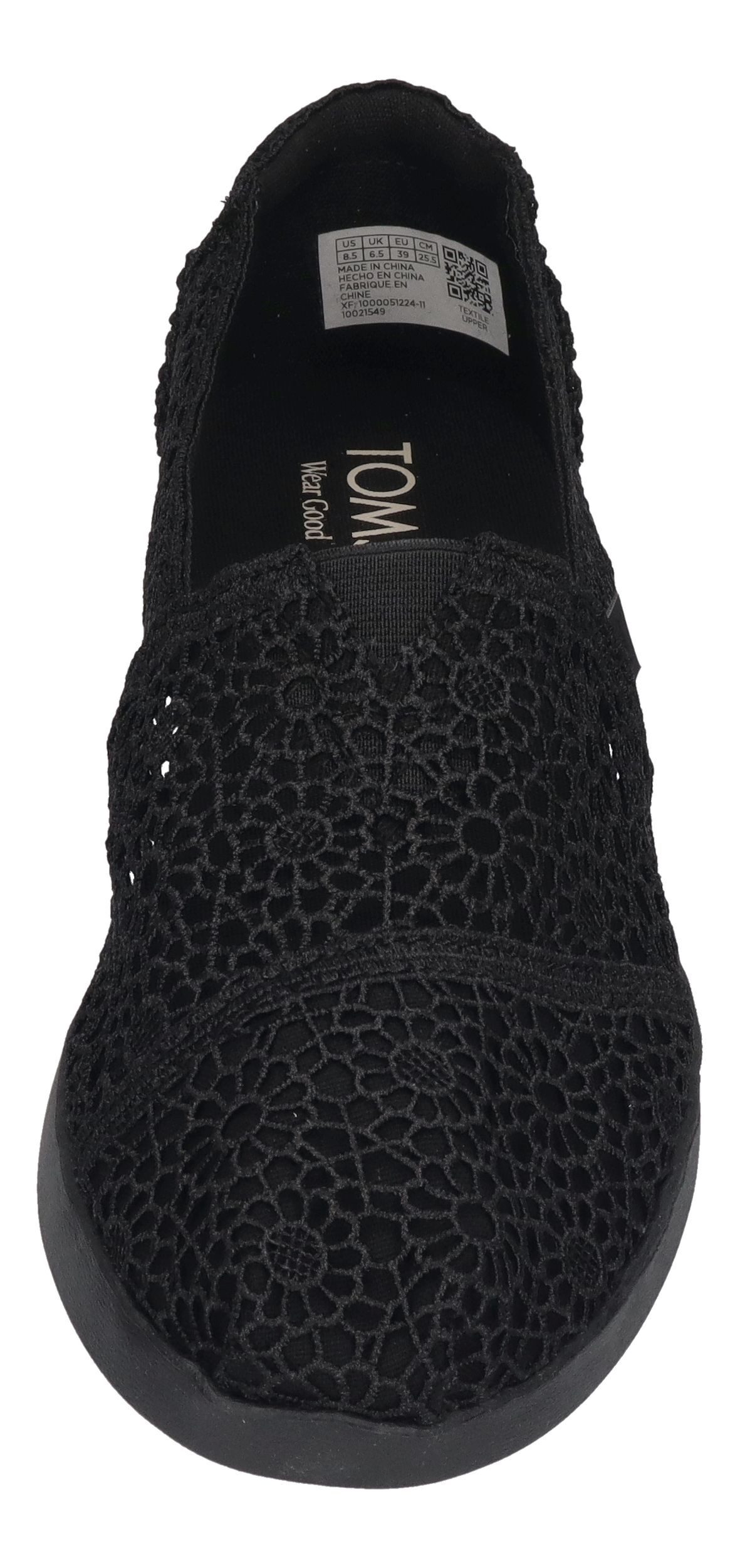 TOMS ALPARGATA PLUS Espadrille Black Moroccan