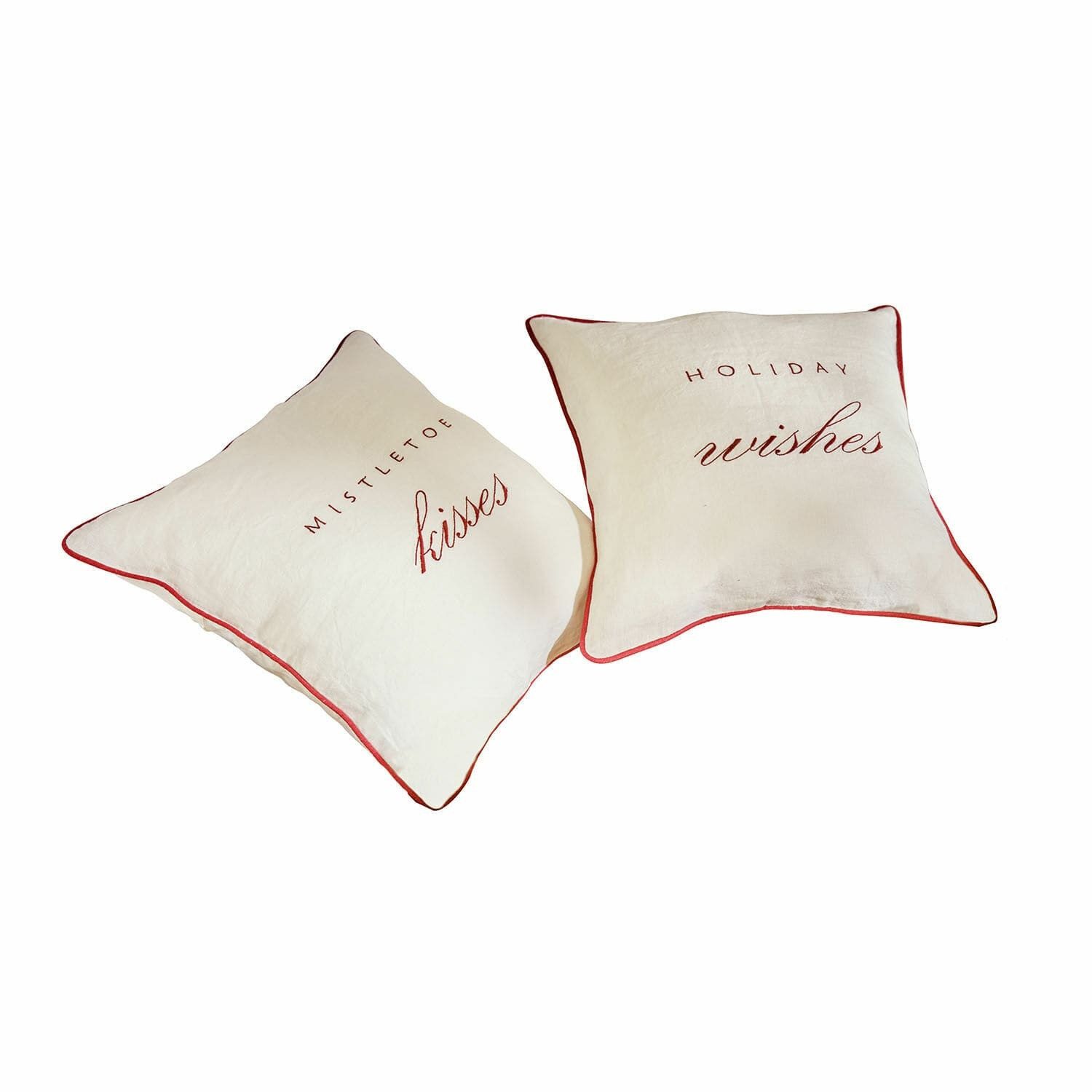 Mirabeau Подушкиhülle Подушкиhülle 2er Set Mistletoe kisses leinen
