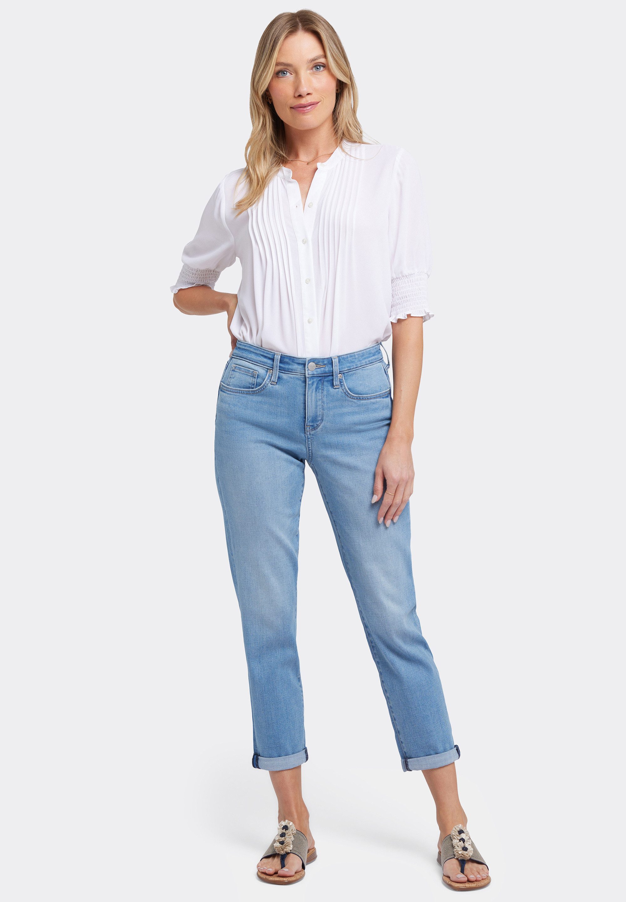 NYDJ Ankle-Jeans Margot Girlfriend schmeichelhafte Passform, Mit Lift Tuck® für tolle Kurven