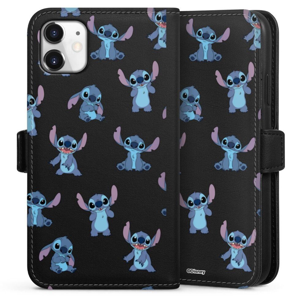 DeinDesign Handyhülle Lilo & Stitch Offizielles Lizenzprodukt Disney, Apple iPhone 11 Hülle Handy Flip Case Wallet Cover Handytasche Leder