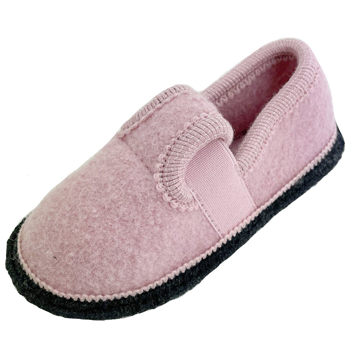 Bergstein Soft Hausschuh reiner Wolle aus BN Comfy Pink