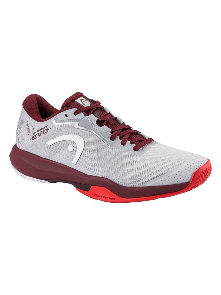 Head Sprint Evo 4.0 Allcourt hellgrau/rot Herren Tennisschuh