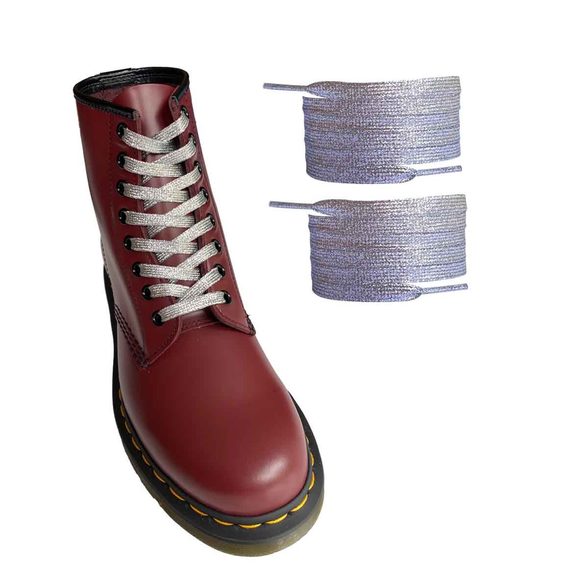 Basicwear Germany Schnürsenkel Glitzerschnürsenkel - Flach