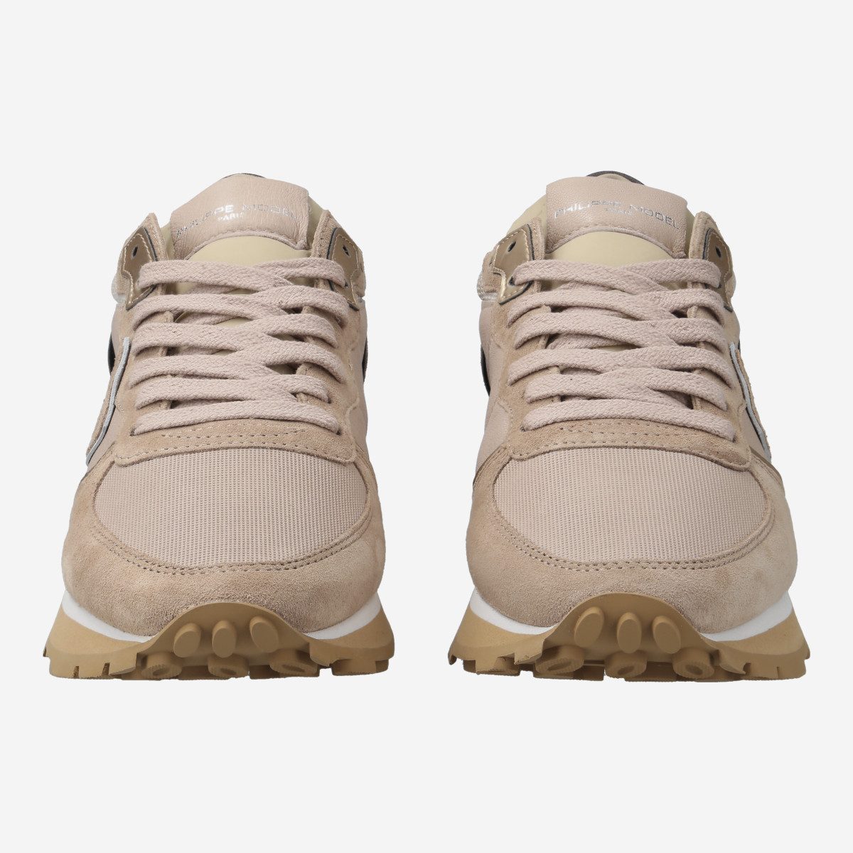 Philippe Model TROPEZ HAUTE LOW, Sneaker in Beige für Damen Sneaker