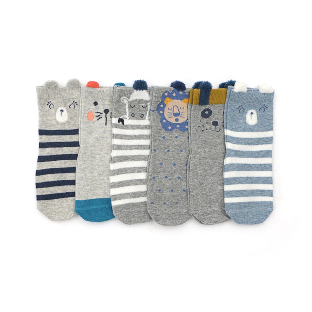 GelldG Kompressionsstrümpfe Kinder Socken, Mädchen Stoppersocken: Kindersocken aus Baumwolle