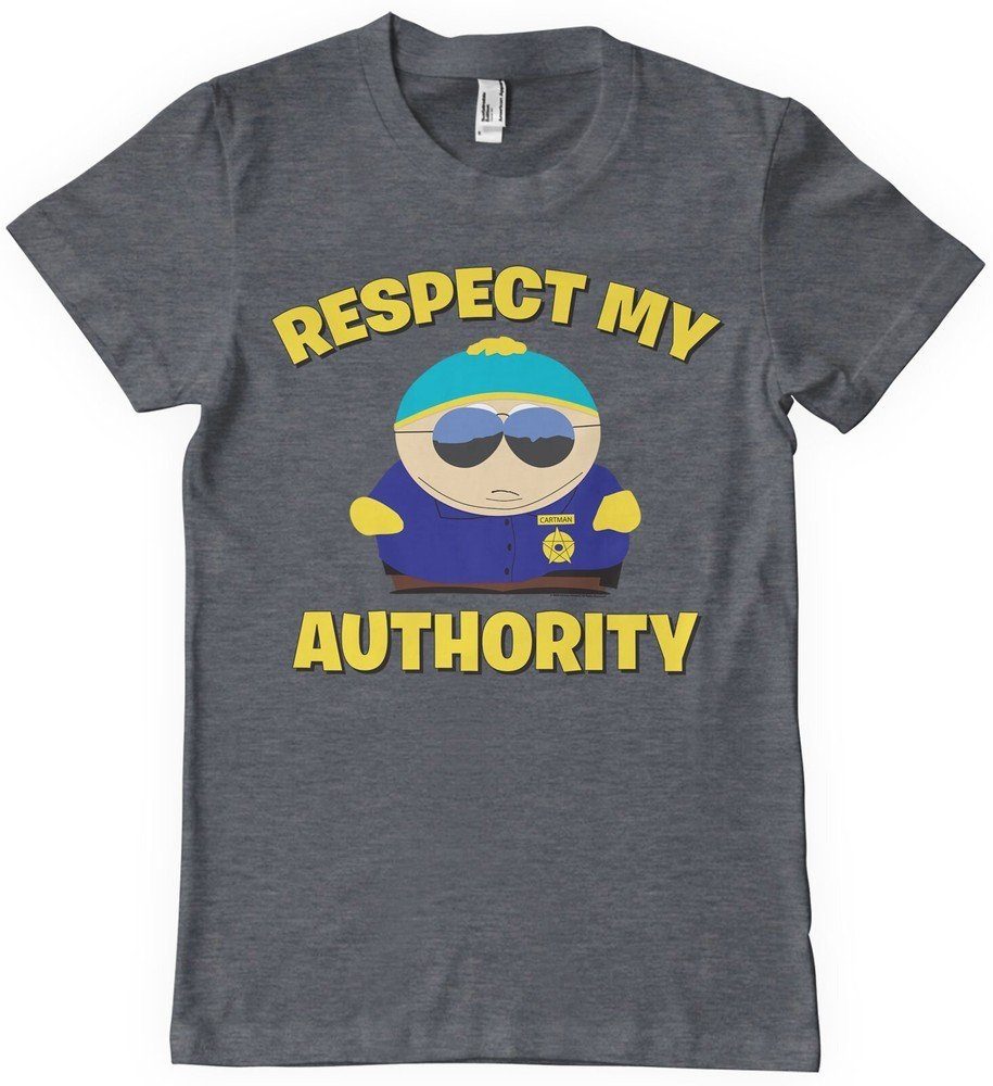 South Park T-Shirt Authority My Respect CoralSilk T-Shirt