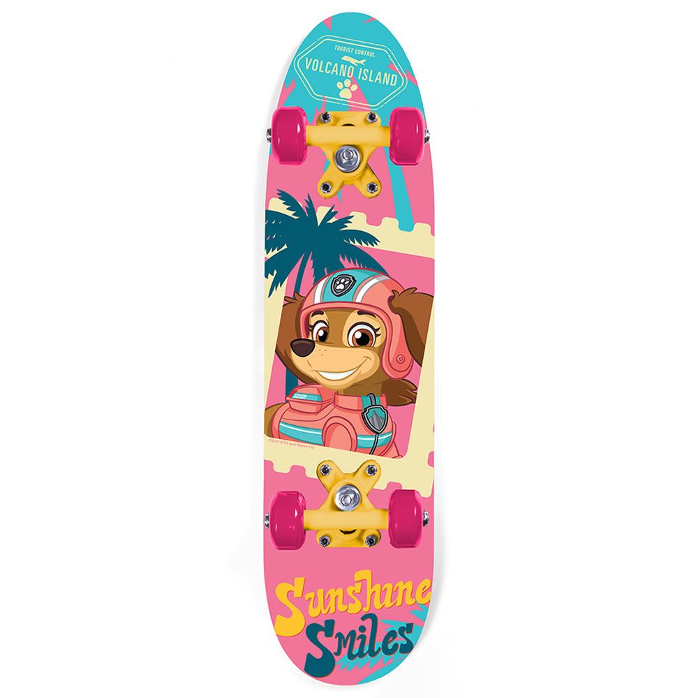 PAW PATROL Skateboard Skye 61 cm – Kinder Holz Skateboard 24 Zoll Funboard, Kinder Skateboard, rutschfeste Oberfläche, 9-lagiges Ahornholz