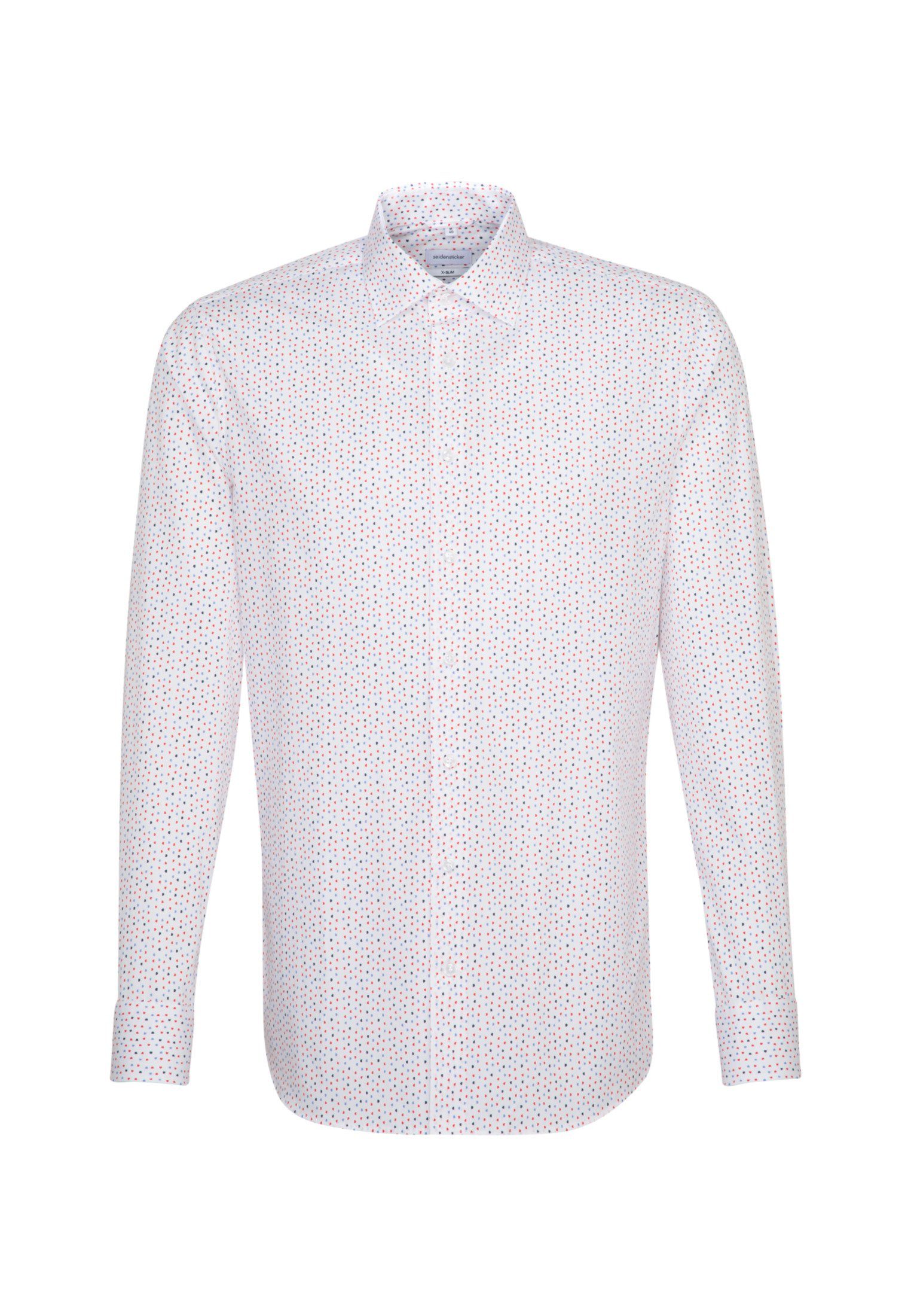 seidensticker Businesshemd X-Slim X-Slim Langarm Kentkragen Druck