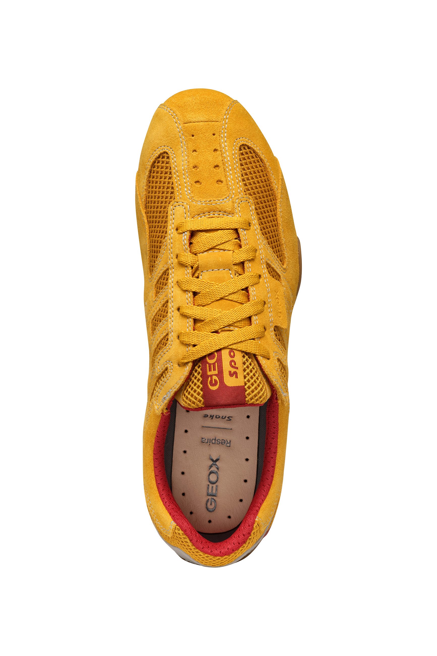 Geox U SNAKE ORIGINAL Sneaker Halbschuh, Freizeitschuh, Schnürer im Retro-Look