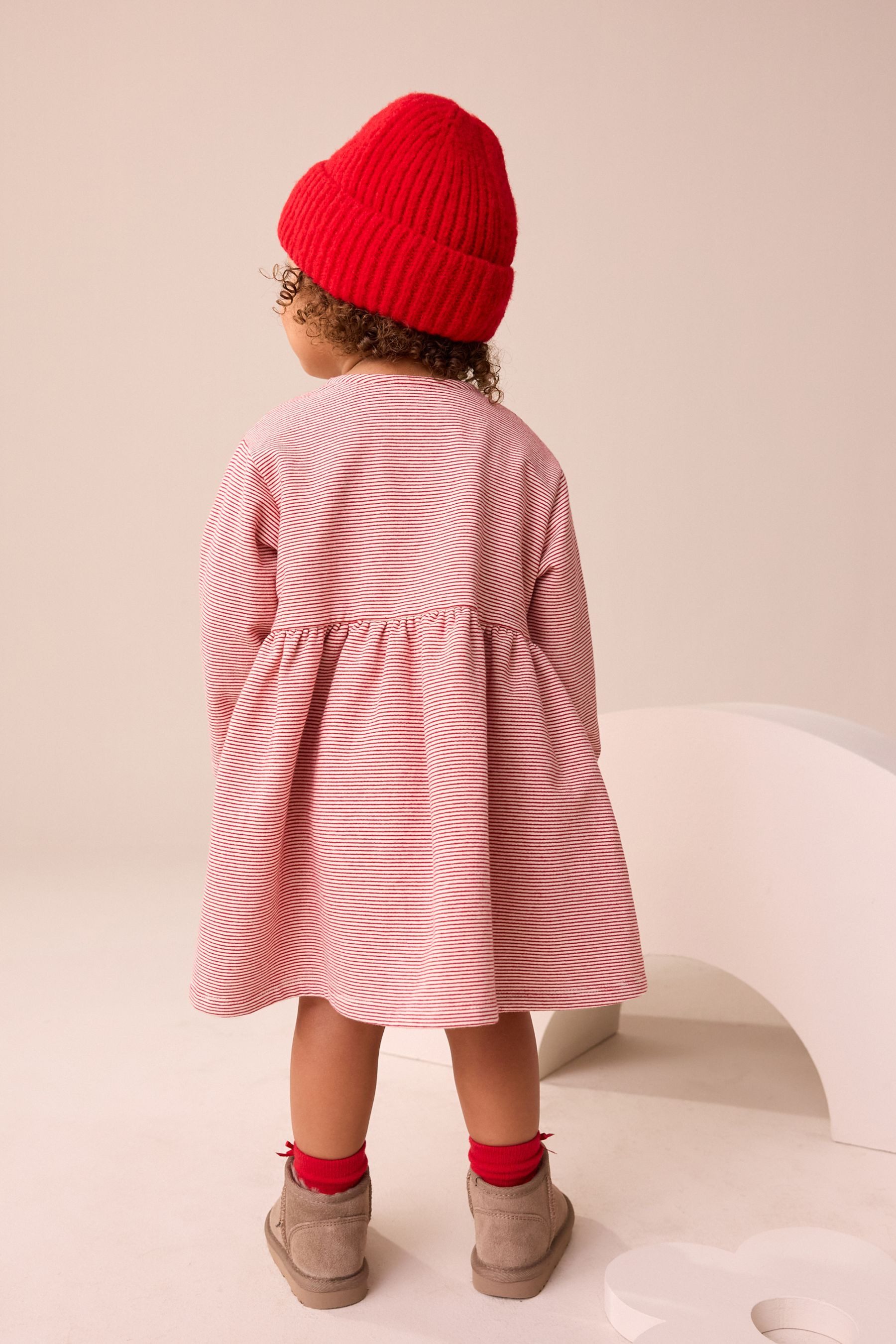 Next Jerseykleid Angerautes Sweatshirtkleid (1-tlg) günstig online kaufen