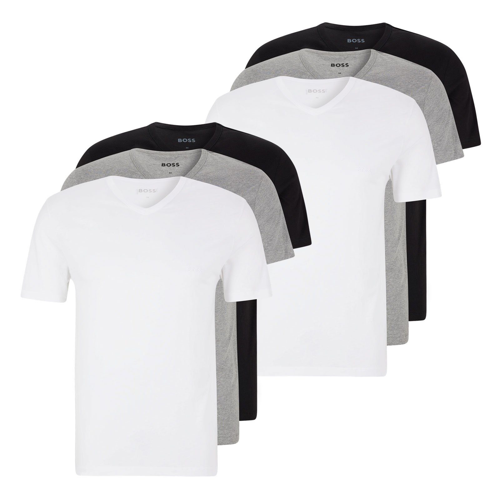BOSS Unterziehshirt Classic T-Shirt (6-St) mit günstig online kaufen