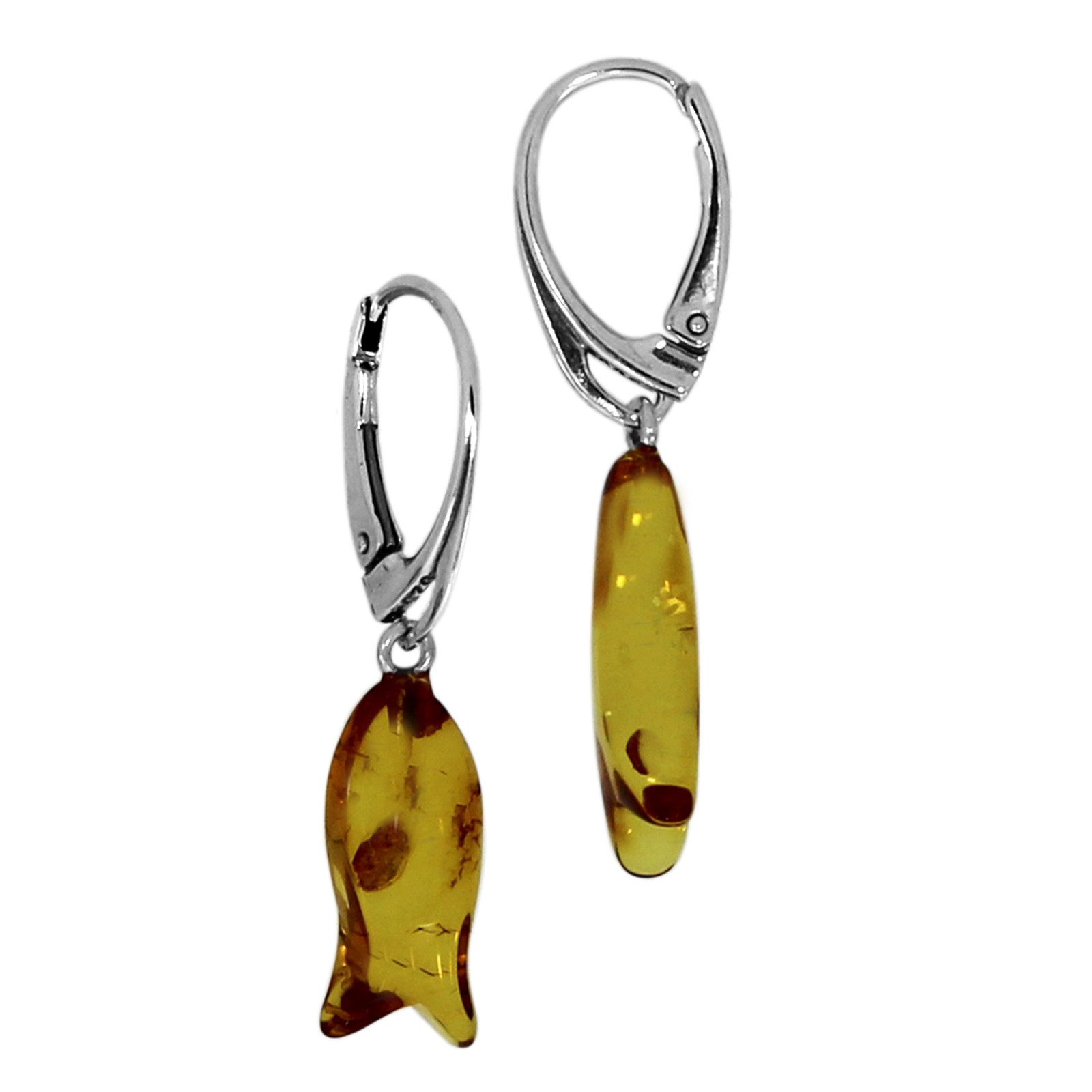 OSTSEE-SCHMUCK Paar Ohrhänger Ostsee-Schmuck Ohrhänger Fisch günstig online kaufen
