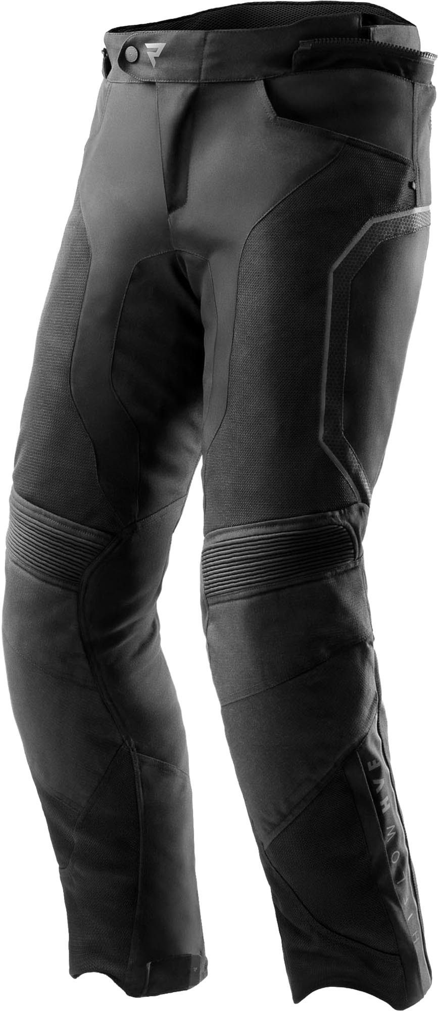 Rebelhorn Motorradhose Hiflow 5 wasserdichte Motorrad Textilhose Verbindungsreißverschluss,Hüftprotektoren enthalten,Knieprotektor