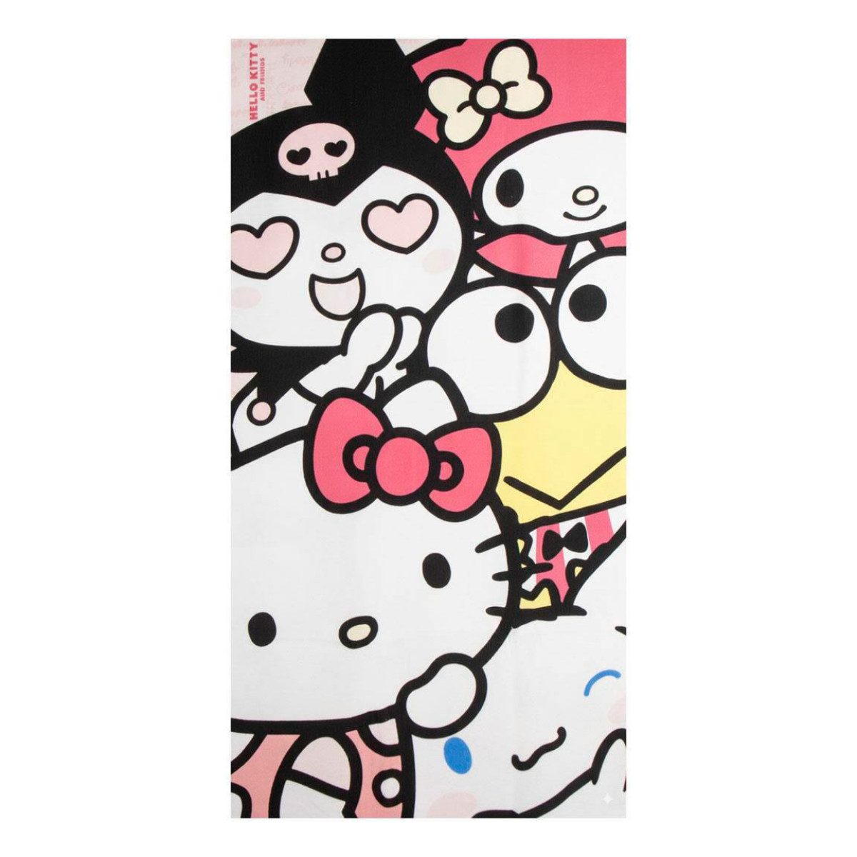 Hello Kitty Handtuch Polyester für Badezimmer Strand und Sporttasche 35x25 cm