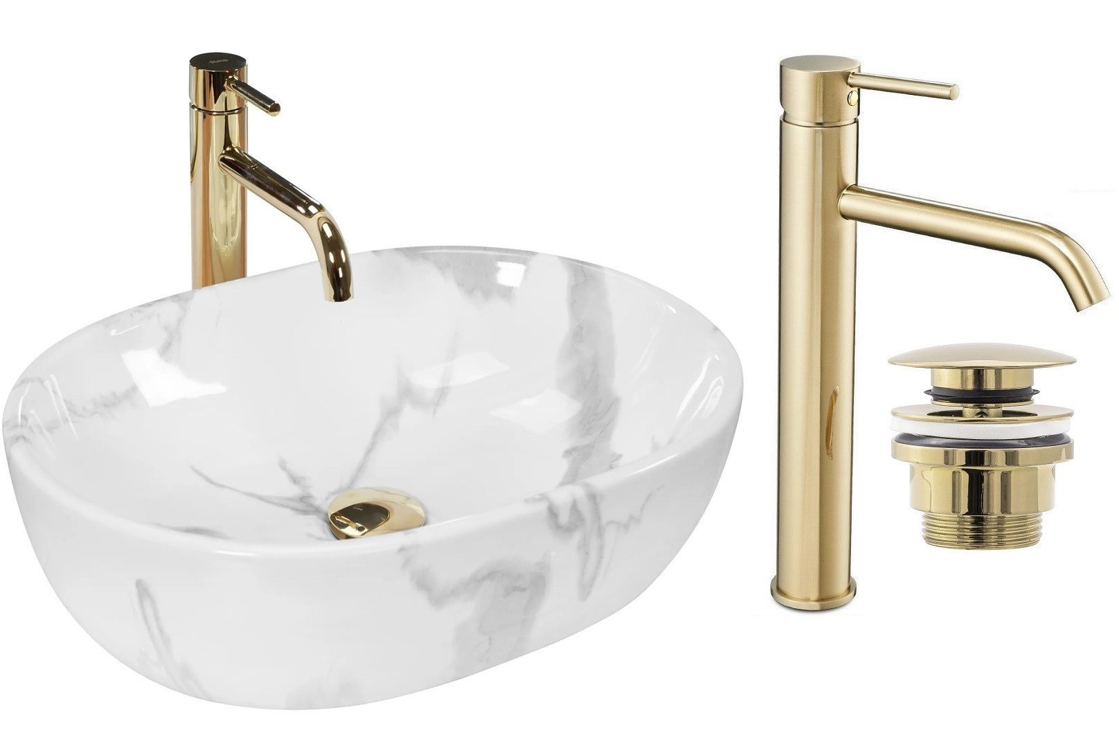 GTM Design Aufsatzwaschbecken AMELIA Modern Waschbecken günstig online kaufen