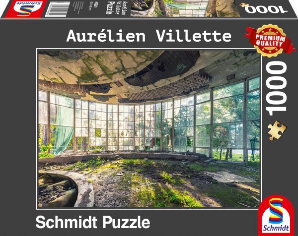 Schmidt Spiele Puzzle Altes Café in Abchasien, 1000 Puzzleteile, Aurélien Villette; Made in Europe