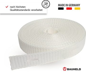 BAUHELD 6m Rollladengurt (14mm 20mm 23mm, [Made in Germany] Rolladengurt an Fenster & Türen geeignet), Gurtband für Rolladen Gurtwickler, Abdeckplatte, Abdeckung