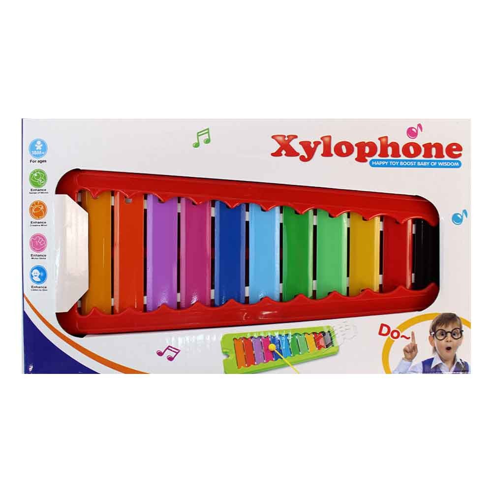 Jonotoys Xylophon Xylophon Spielzeug bunt - ca. 32 cm - ab 18 Monate