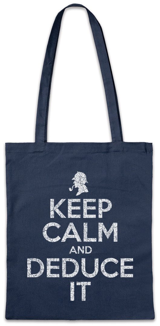 Beuteltasche Keep Calm And Deduce It Stofftasche Sher Series Fun Locked Sherlock TV