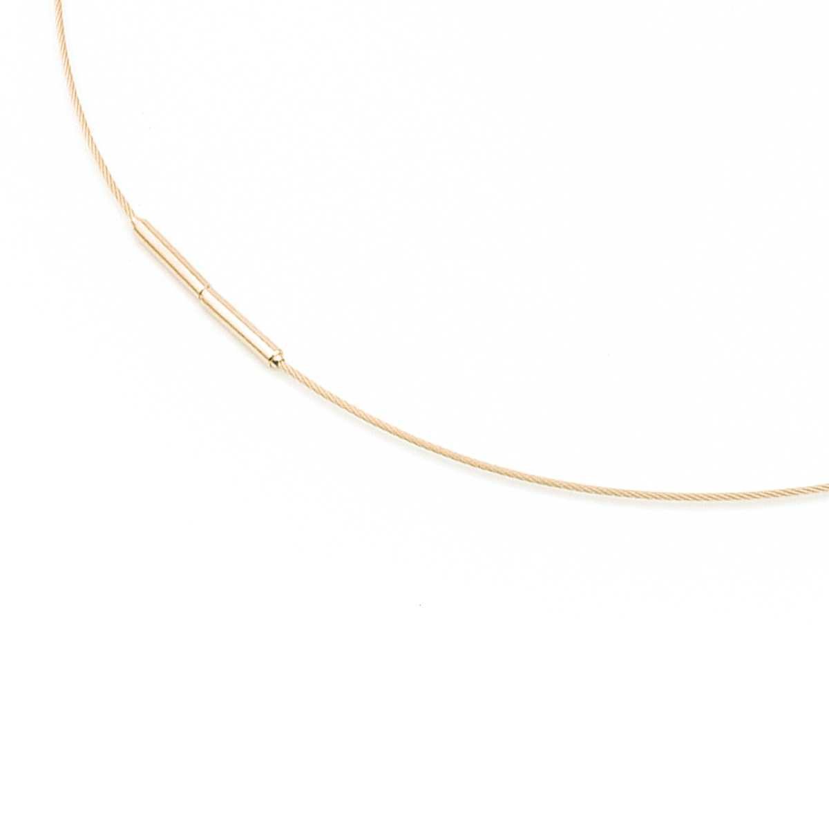 Boccia Halsreif Collier Edelstahl goldfarben Ø 0,8 mm 0802-0245 günstig online kaufen