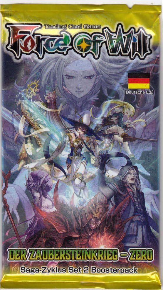 Force Of Will Sammelkarte Force of Will - Der Zaubersteinkrieg-Zero - 1 Booster - Deutsch