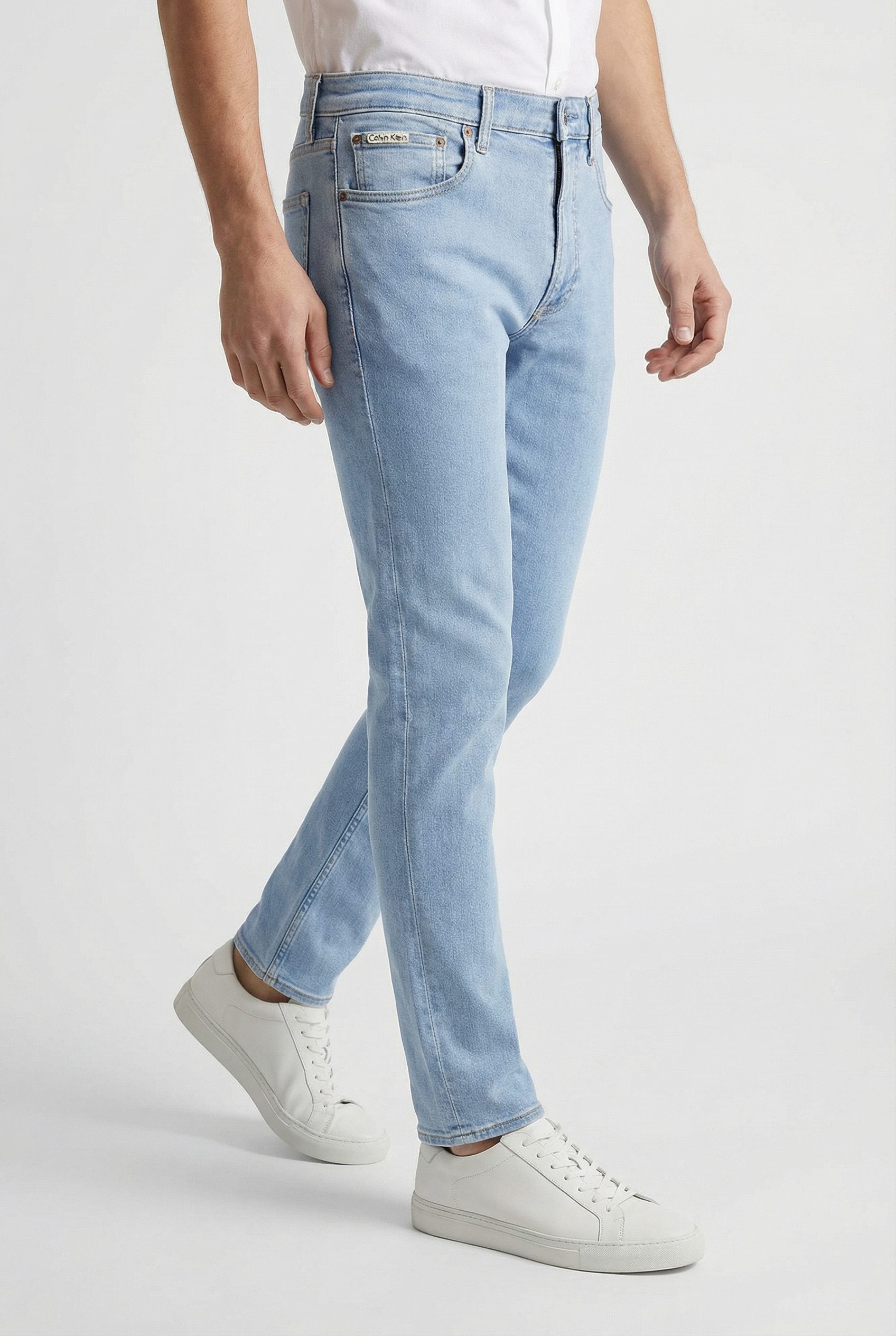 Calvin Klein Jeans Skinny-fit-Jeans SKINNY mit Leder-Badge