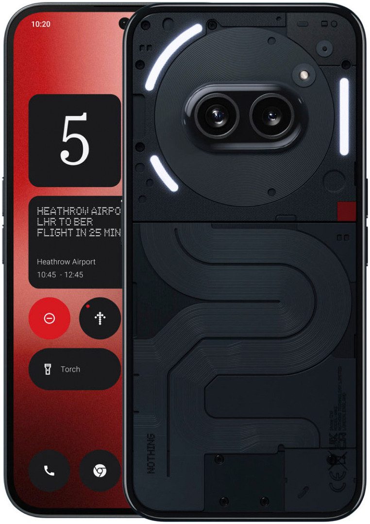 NOTHING Phone 2a Smartphone (17,01 cm/6,7 Zoll, 256 GB Speicherplatz, 50 MP Kamera)