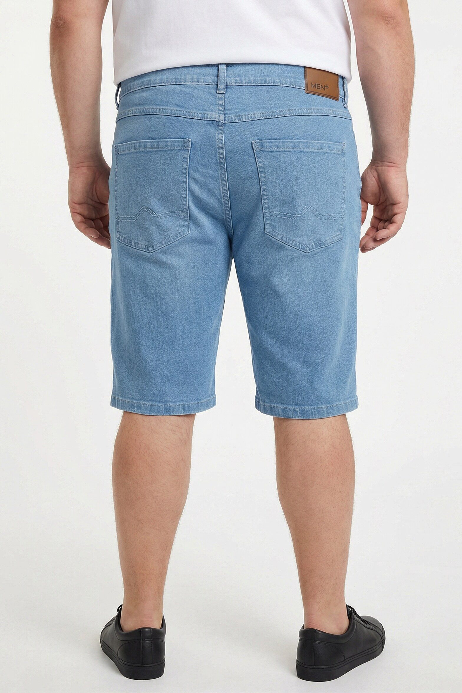 Men Plus Bermudas Jeansbermuda FLEXLASTIC® Denim 5-Pocket