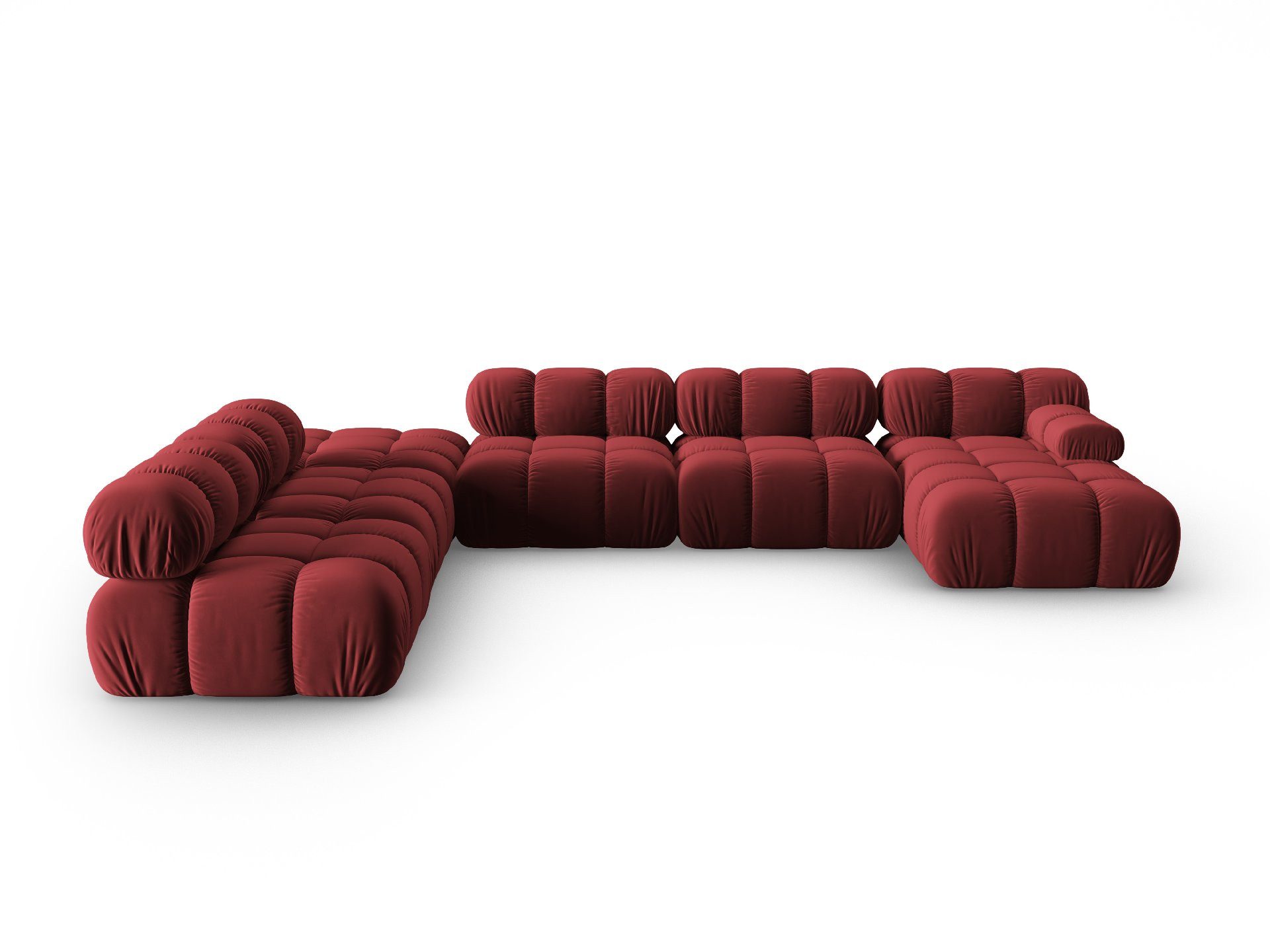 Micadoni Ecksofa Bellis, modular Panorama 7-Sitzer günstig online kaufen