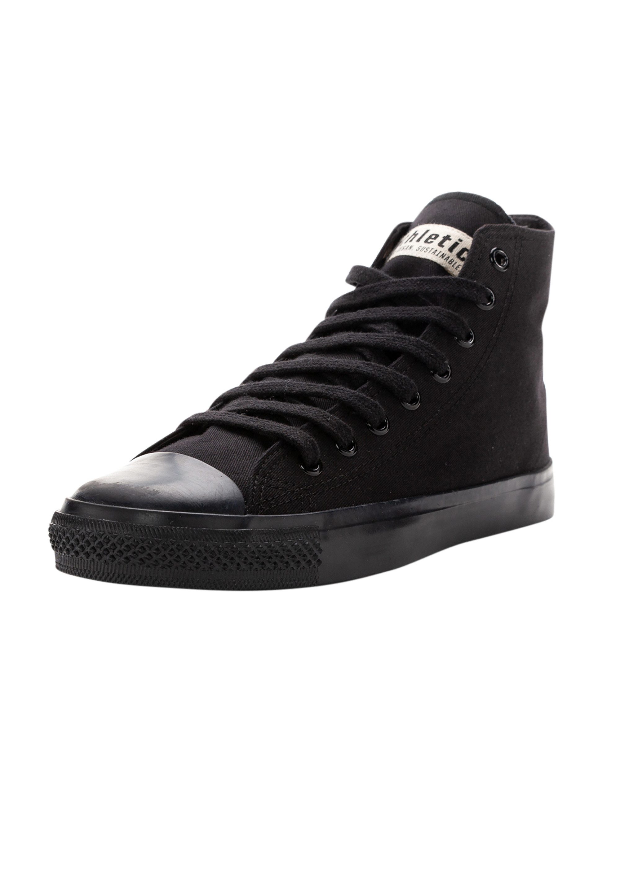 Black Cap Hi Cut Sneaker