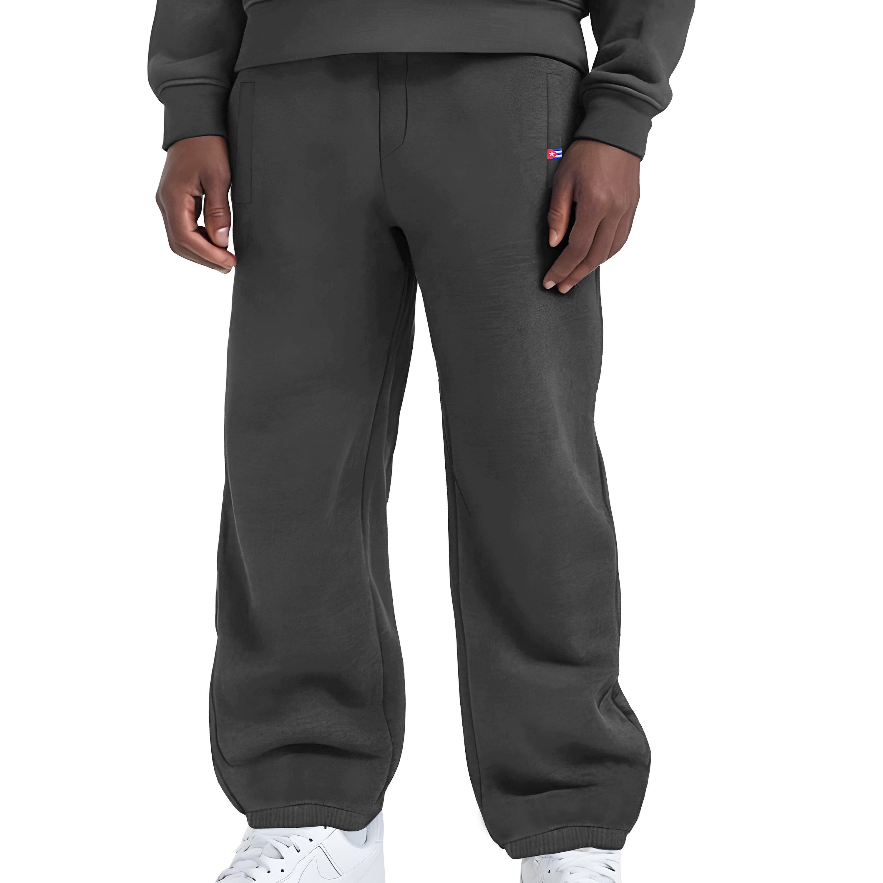 CUBAIANS Jogginghose Caonao Herren Baggy Pant Hose Freizeit Loose Fit Sweat günstig online kaufen