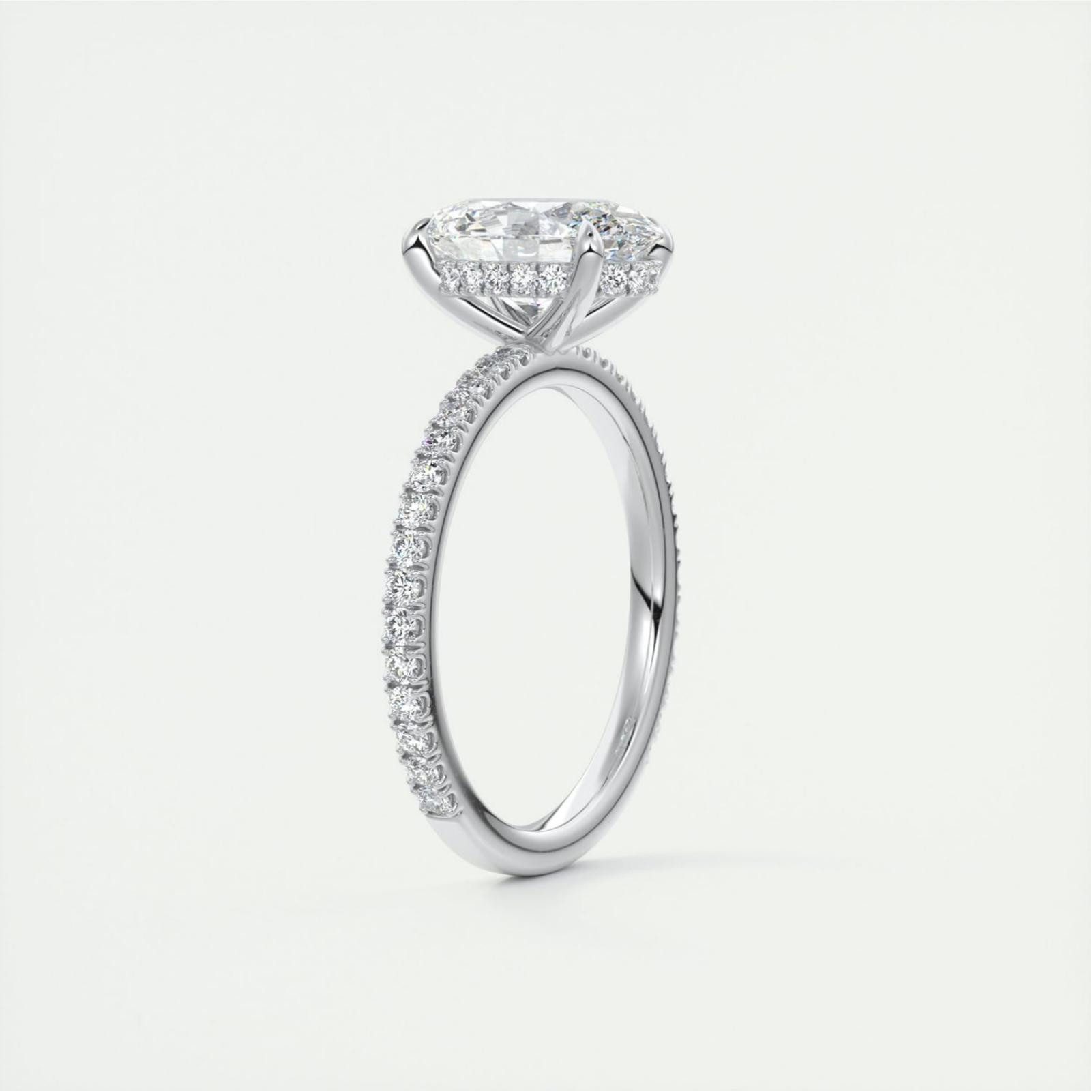 Jumpeak Diamantring Diamantring mit 1ct/2ct/3 ct, Damenring aus 585er Gold, Verlobungsring, Eheringe für Damen, Damenring aus Gold, Geburtstagsgeschenk, IGI