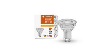 Ledvance LED-Leuchtmittel LED GU10 Reflektor Lampe Strahler PAR16 dimmbar 4,7WLeuchtmittel [2er], GU10, 2 St., kaltweiss, natürliches Tageslicht,4000 k,kaltweiß