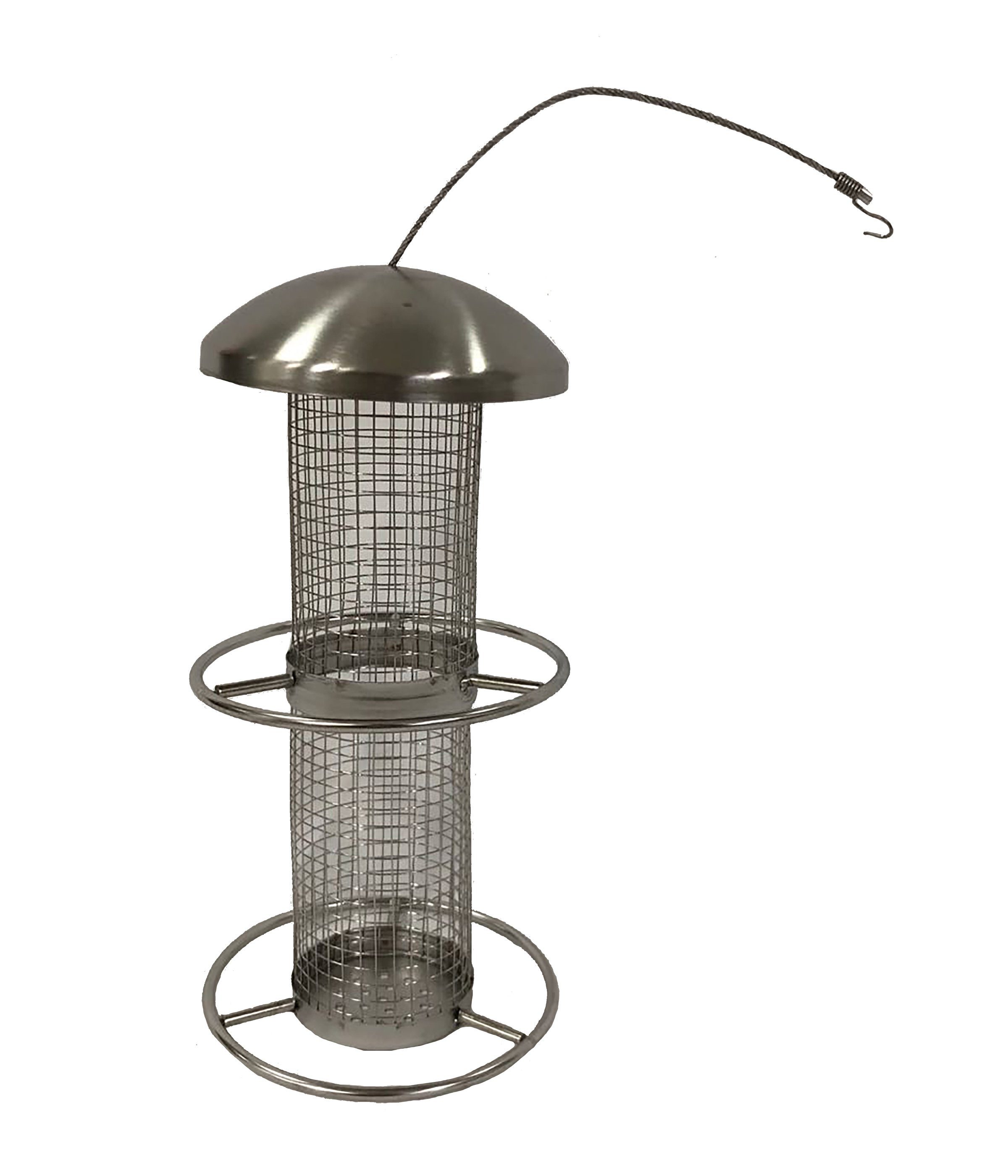 Dehner Vogelhaus Futtersäule Domestico, 28 x 14 x 14 cm, Edelstahl günstig online kaufen