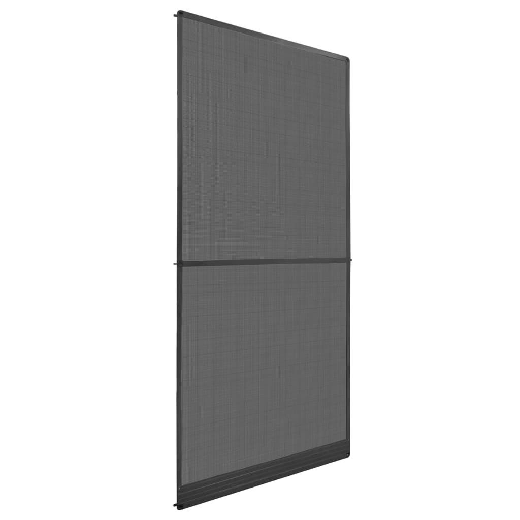 Insektenschutz-Fensterrahmen Insektenschutz mit Scharnieren für Türen Anthrazit 100x215 cm