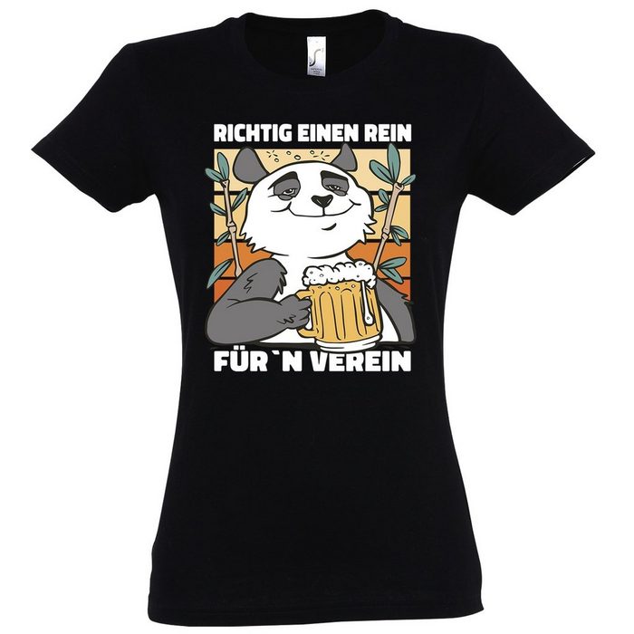 Youth Designz T-Shirt "Richtig Ein Rein Für´n Verein" Damen Shirt mit trendigem Frontrpint