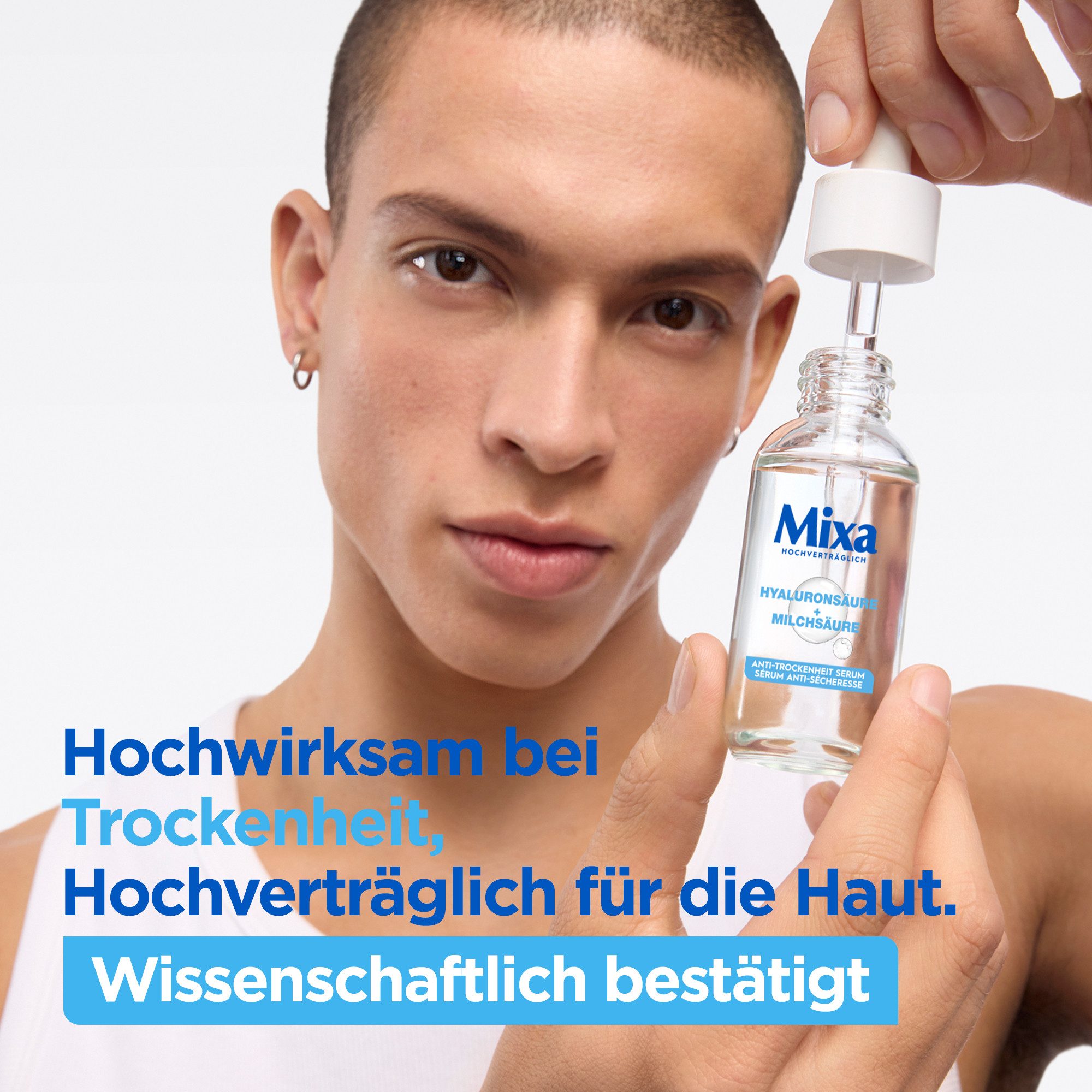 Mixa Gesichtsserum Mixa Anti-Trockenheit Serum, für trockene und empfindliche Haut, feuchtigkeitsspendend