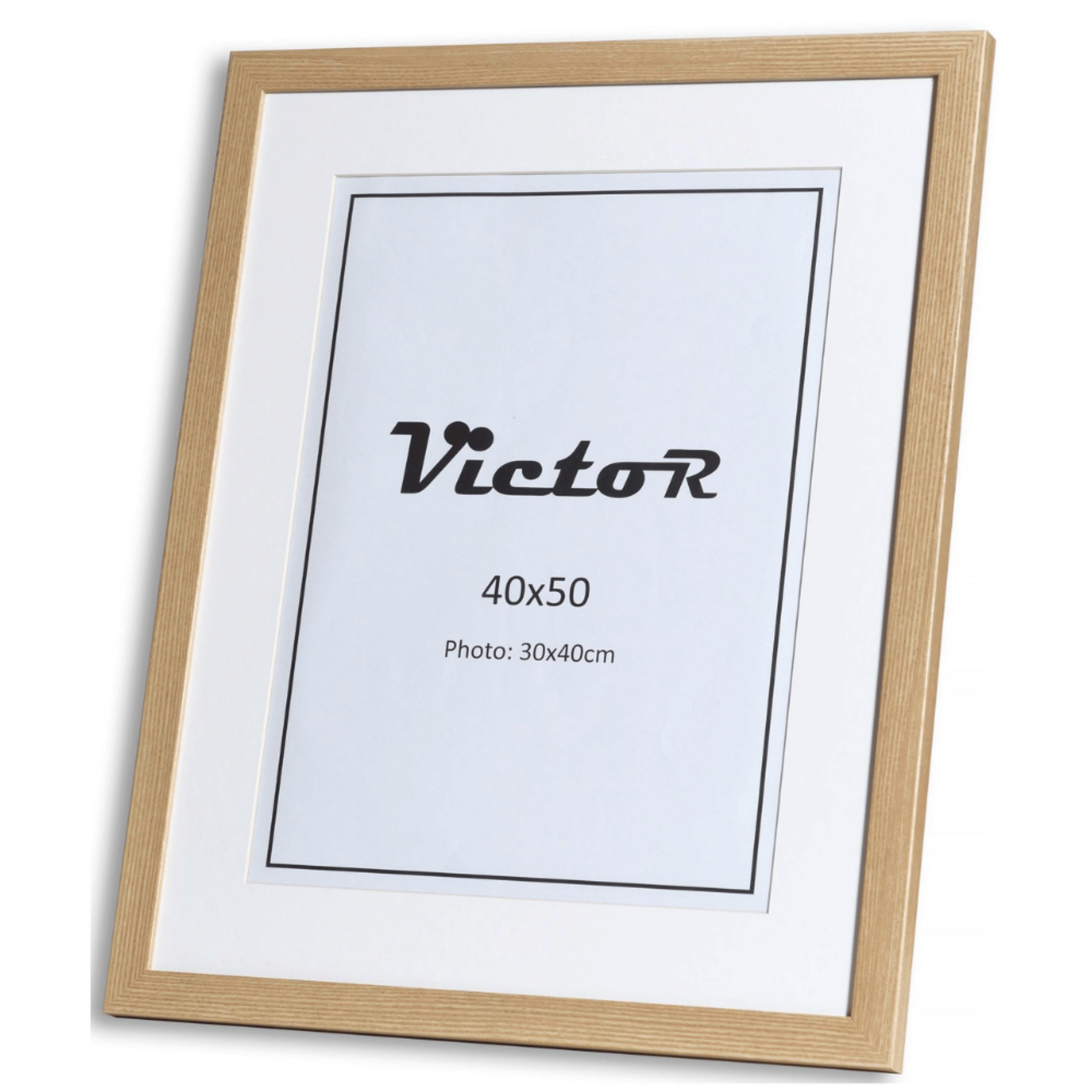 Victor (Zenith) Bilderrahmen Richter, Bilderrahmen Beige 40x50 cm mit 30x40 günstig online kaufen