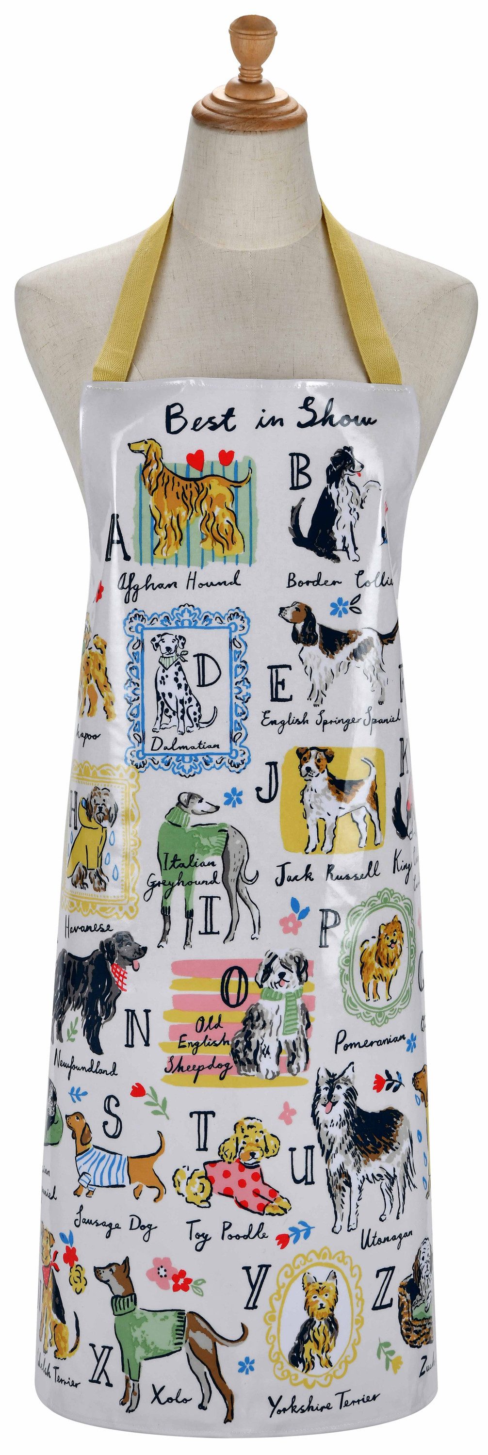 Ulster Weavers Kochschürze Best In Show, (1-tlg., 1-teilig), PVC beschichtete Kochschürze 100% Baumwolle mit PVC-Überzug ca.59x81cm