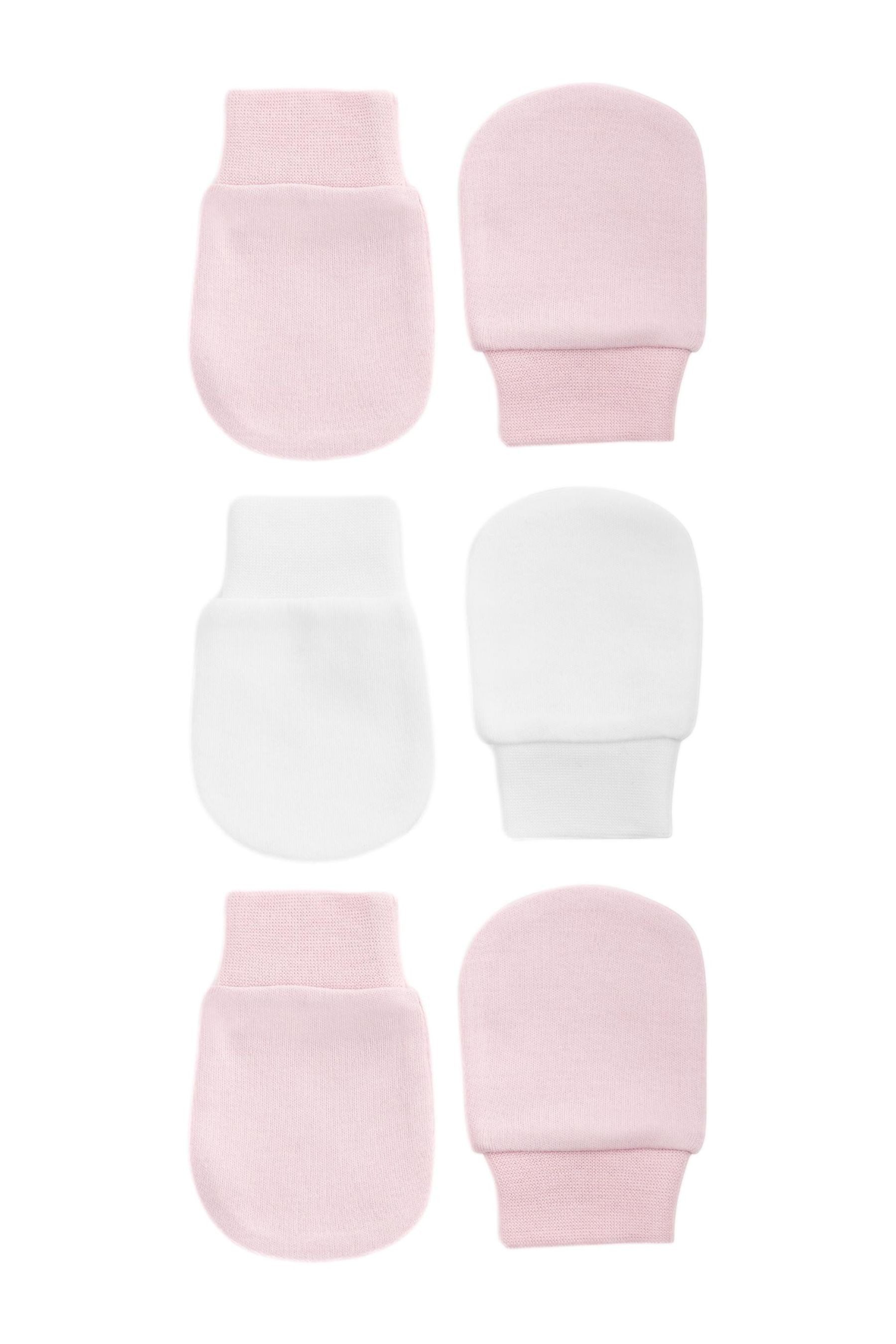 Next Fäustlinge Baby-Kratzfäustlinge, 3er Pack (3-St)