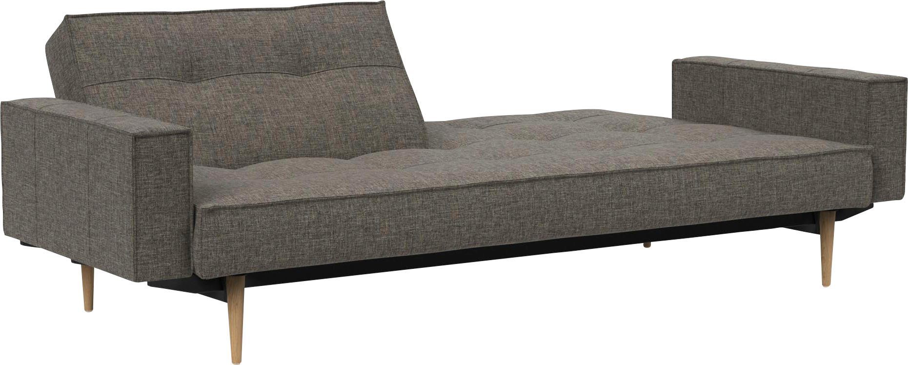 hellen Splitback, Sofa in ™ mit LIVING skandinavischen Beinen, Design und INNOVATION Armlehne Styletto