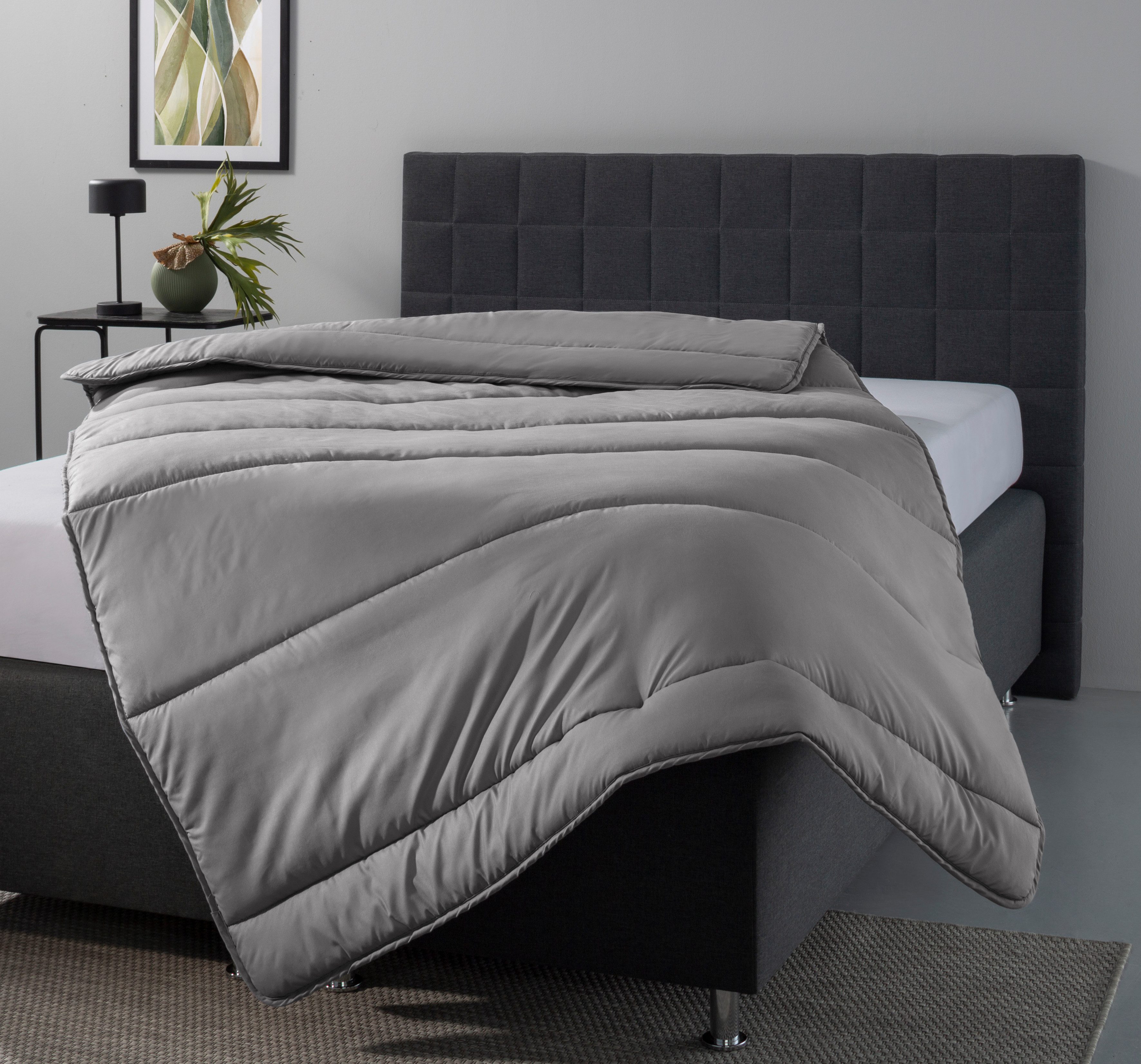 OTTO home Microfaserbettdecke Clarra, Bettdecke 135x200 cm, 155x220 cm, 200 günstig online kaufen