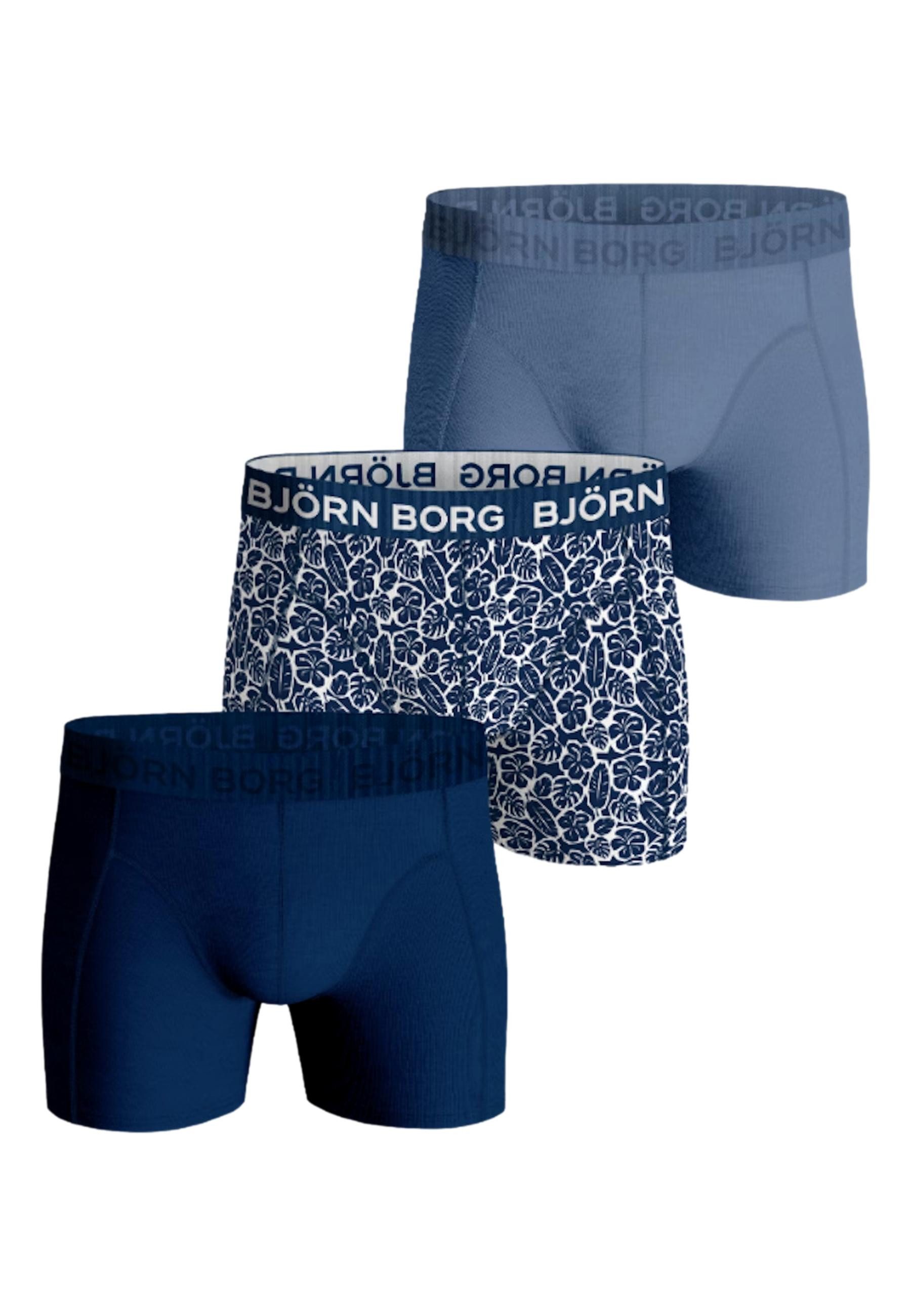 Björn Borg Boxershorts Boxershorts Unterhosen Stretch Boxers 3-pack (3-St)
