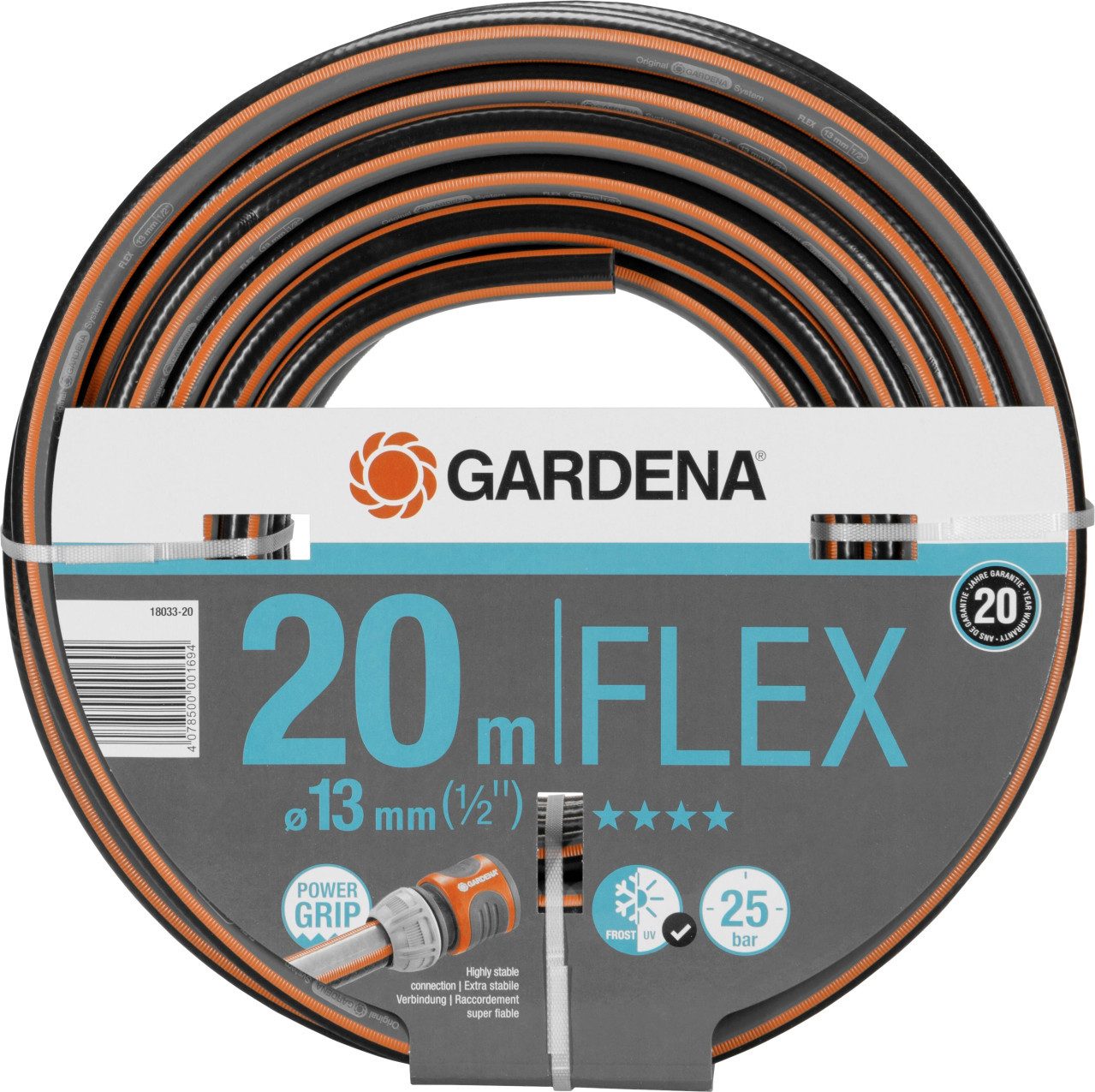 GARDENA Gartenschlauch Gardena Schlauch Flex Comfort 20 m 13 mm (1/2)