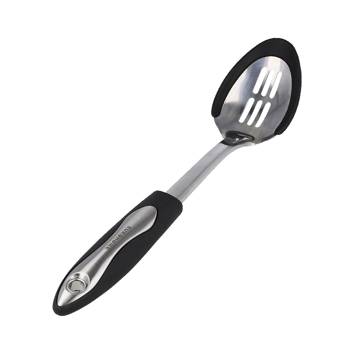 EUROHOME Шумівки Edelstahl Вилки CARMEN mit Löchern und Silikonkante, Шумівки - Schaumkelle mit Aufhänger
