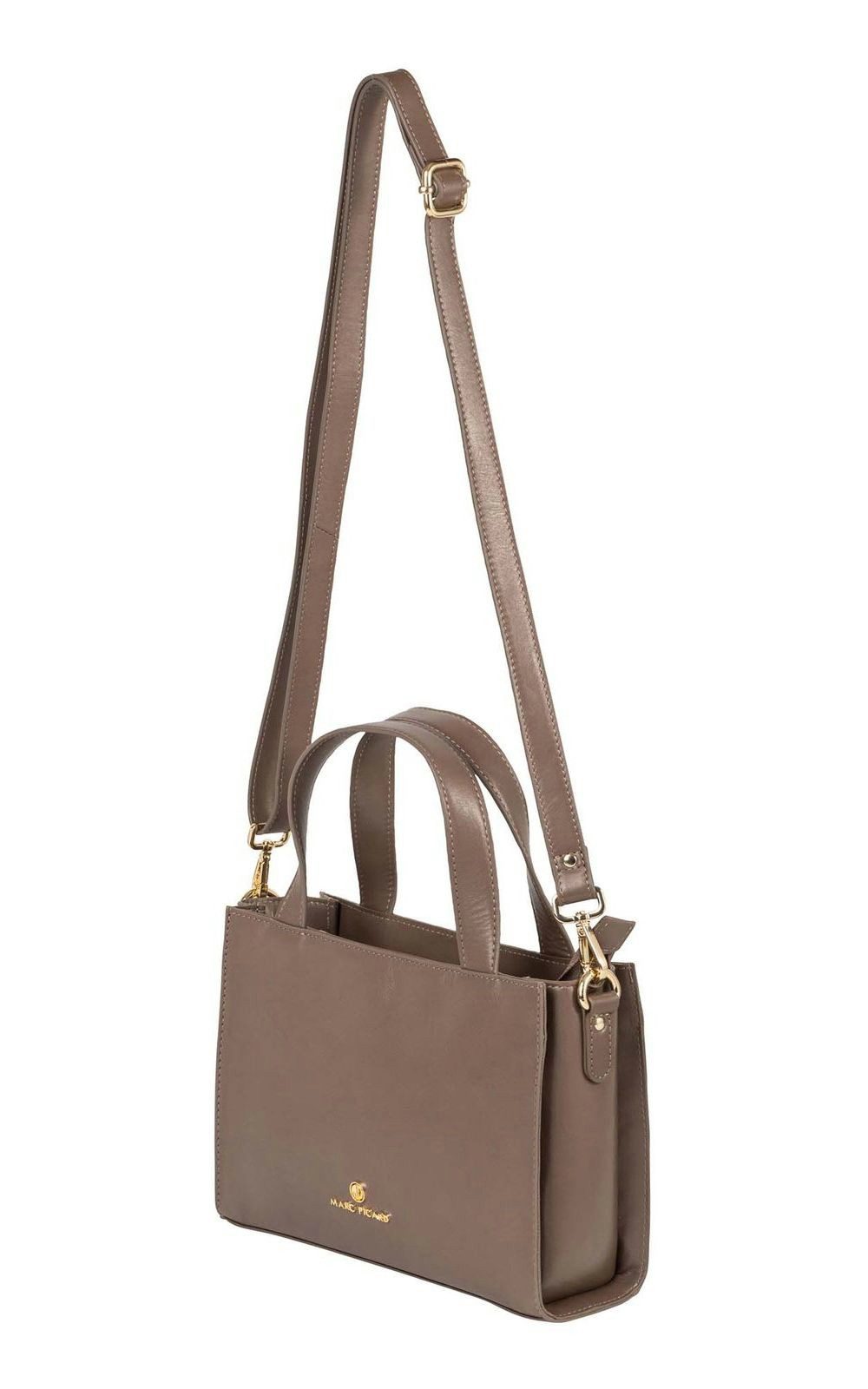 Marc Picard Schultertasche Tote Bag, aus echtem Rindsleder