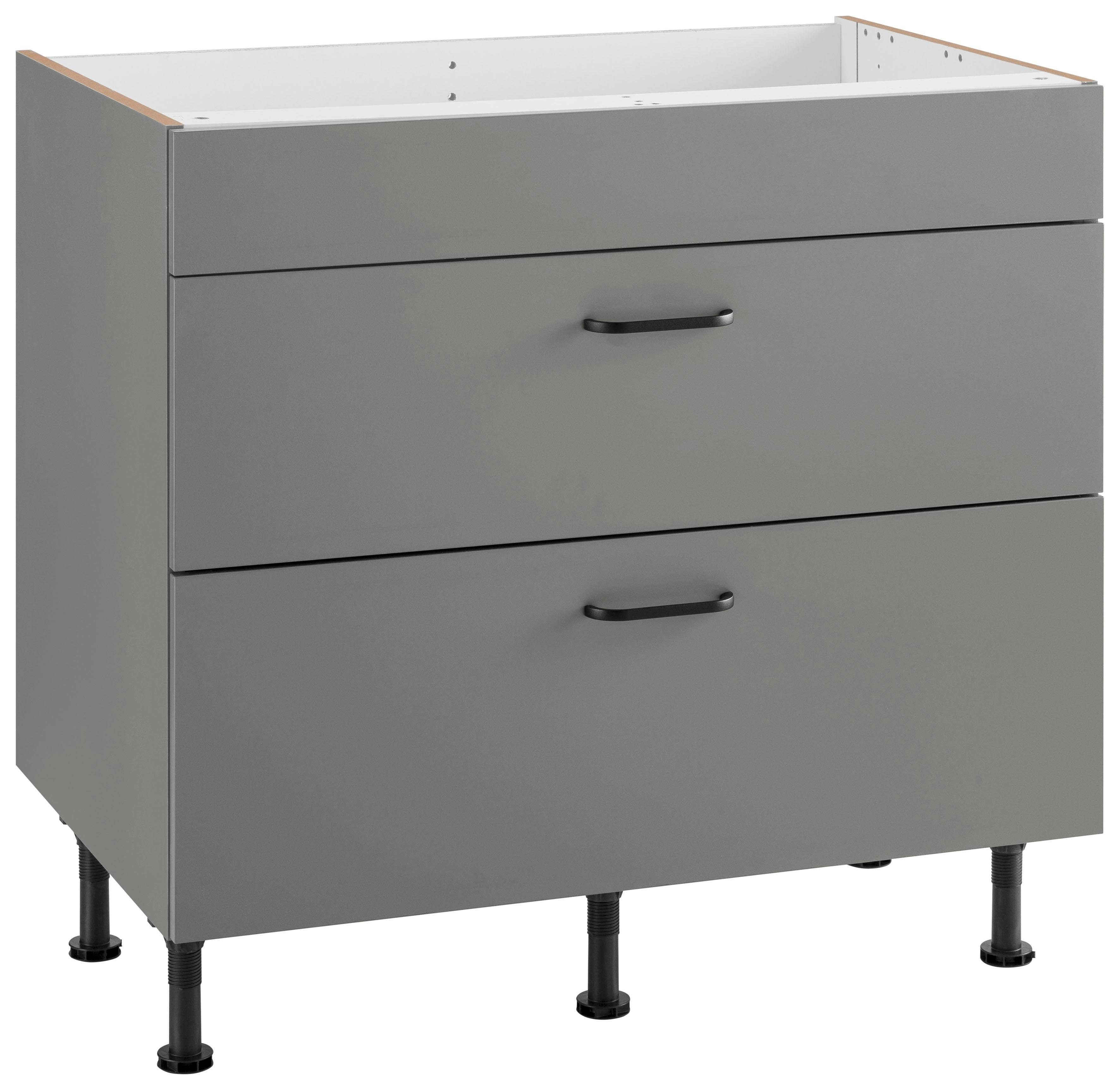 OPTIFIT Kochfeldumbauschrank Elga mit Soft-Close-Funktion, höhenverstellbaren Füße, Breite 90 cm